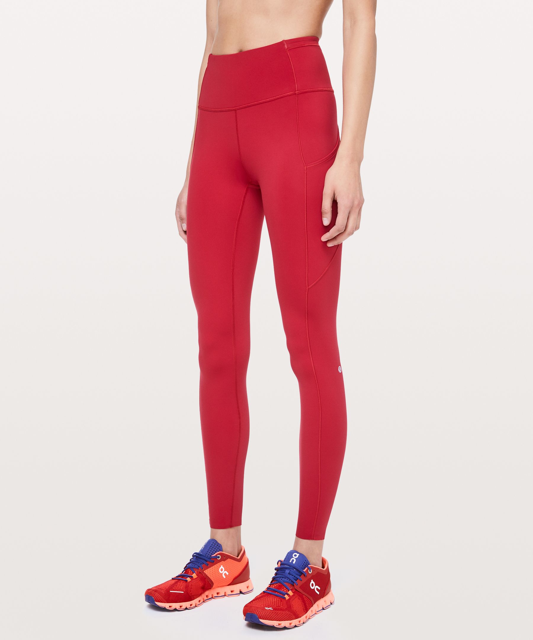 Lululemon Fast And Free High-rise Tight Ii 31" *nulux In Neon