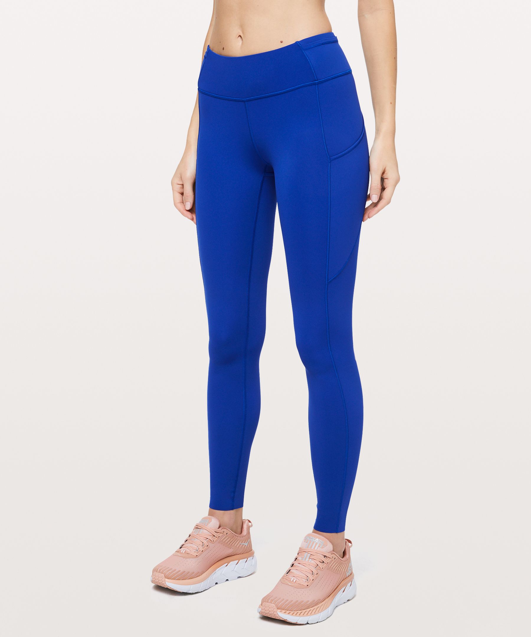 Lululemon Fast And Free Mid-rise Tight 28" *non-reflective Online Only In Jet Stream