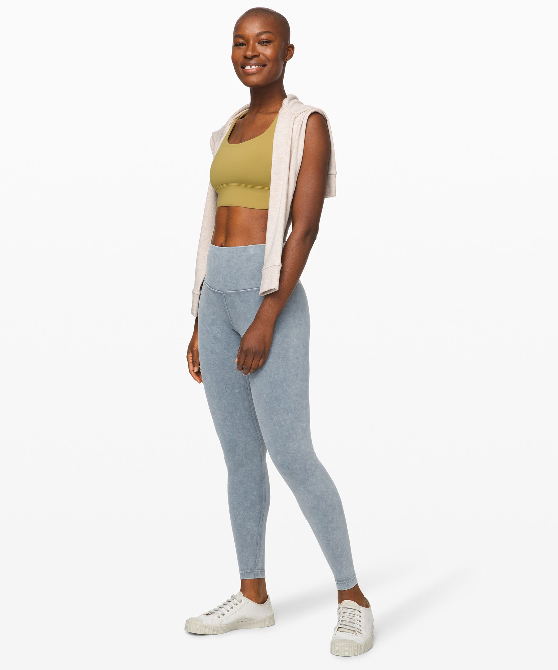 Washed Moon Blue Wunder Under High-Rise Tight Snow Washed 28"