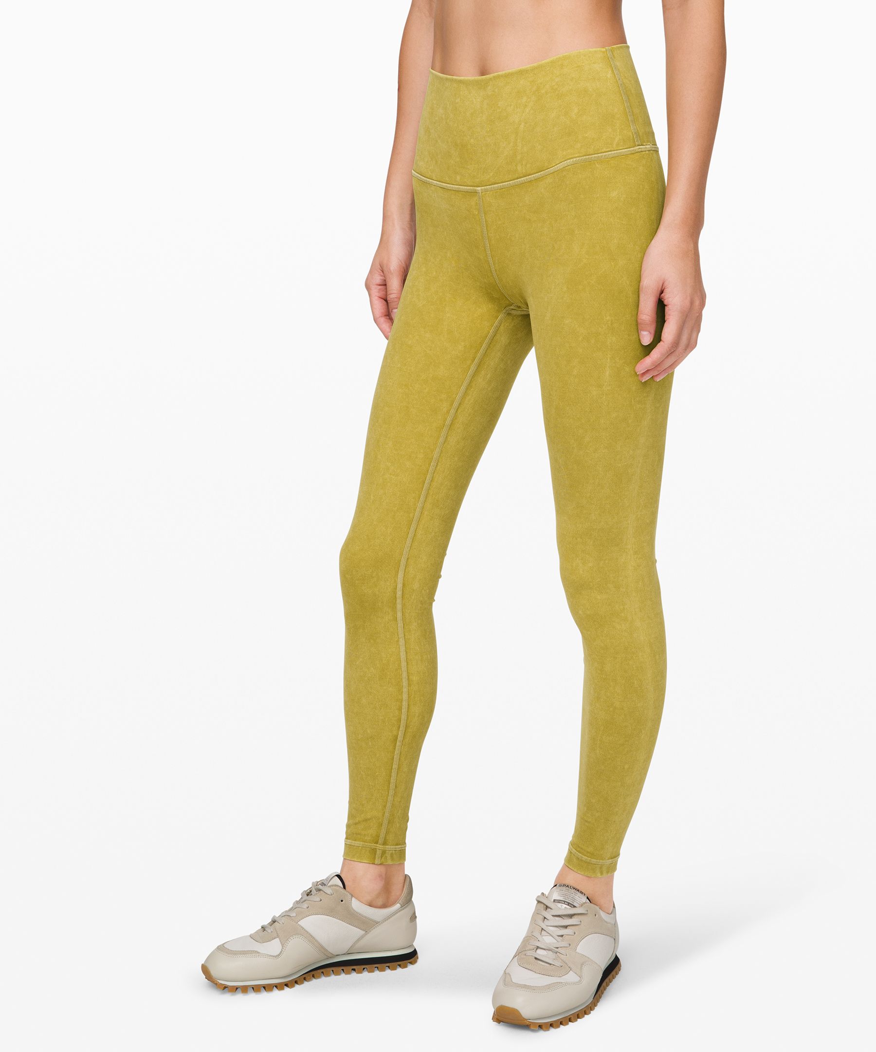 yellow lululemon leggings