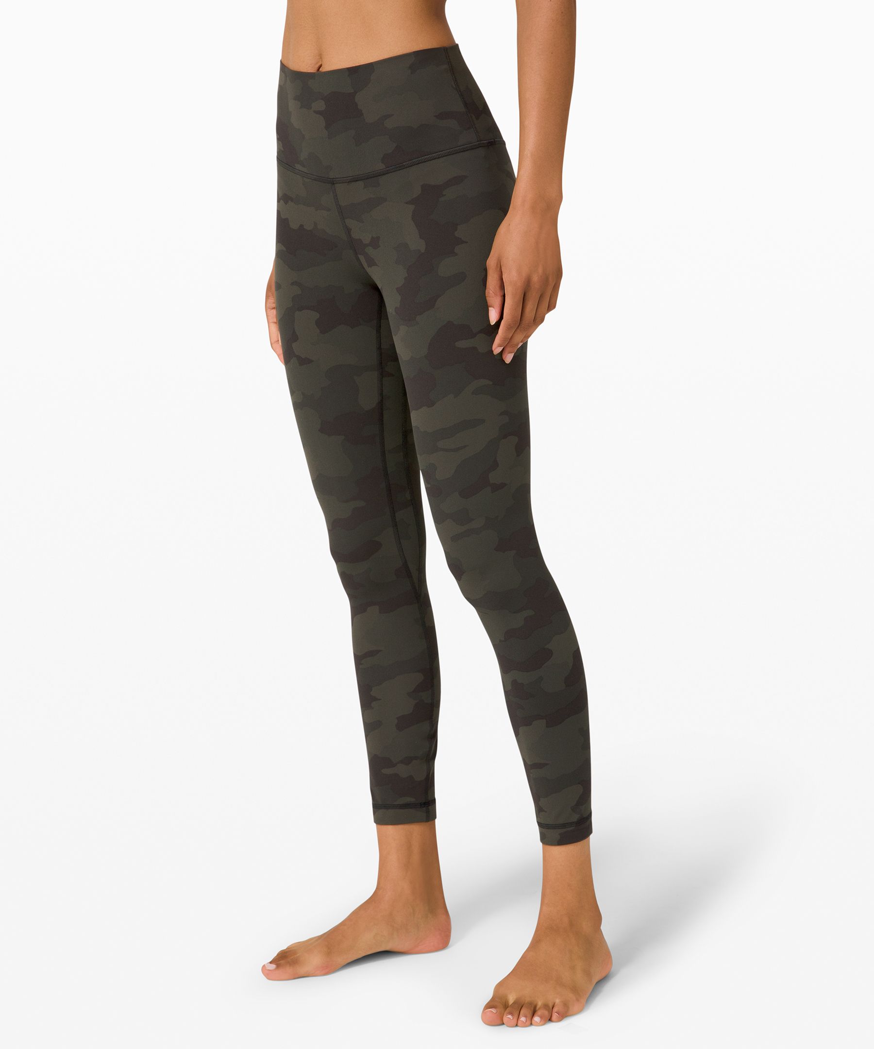 black camo lululemon leggings