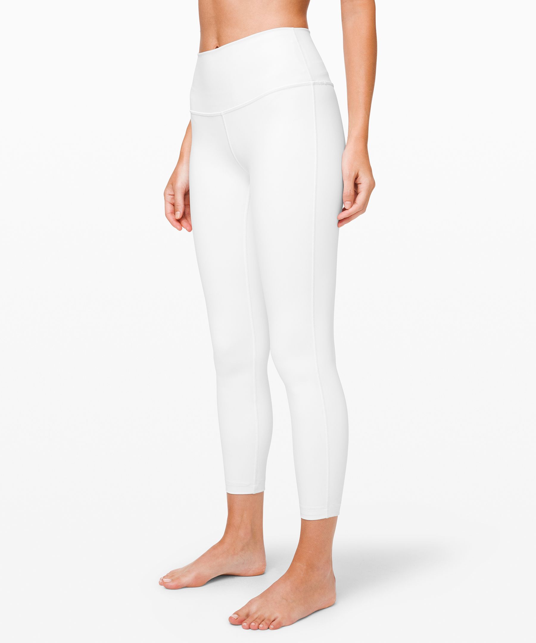 Lululemon Wunder Under High-Rise Tight 25 *Lace - White - lulu fanatics