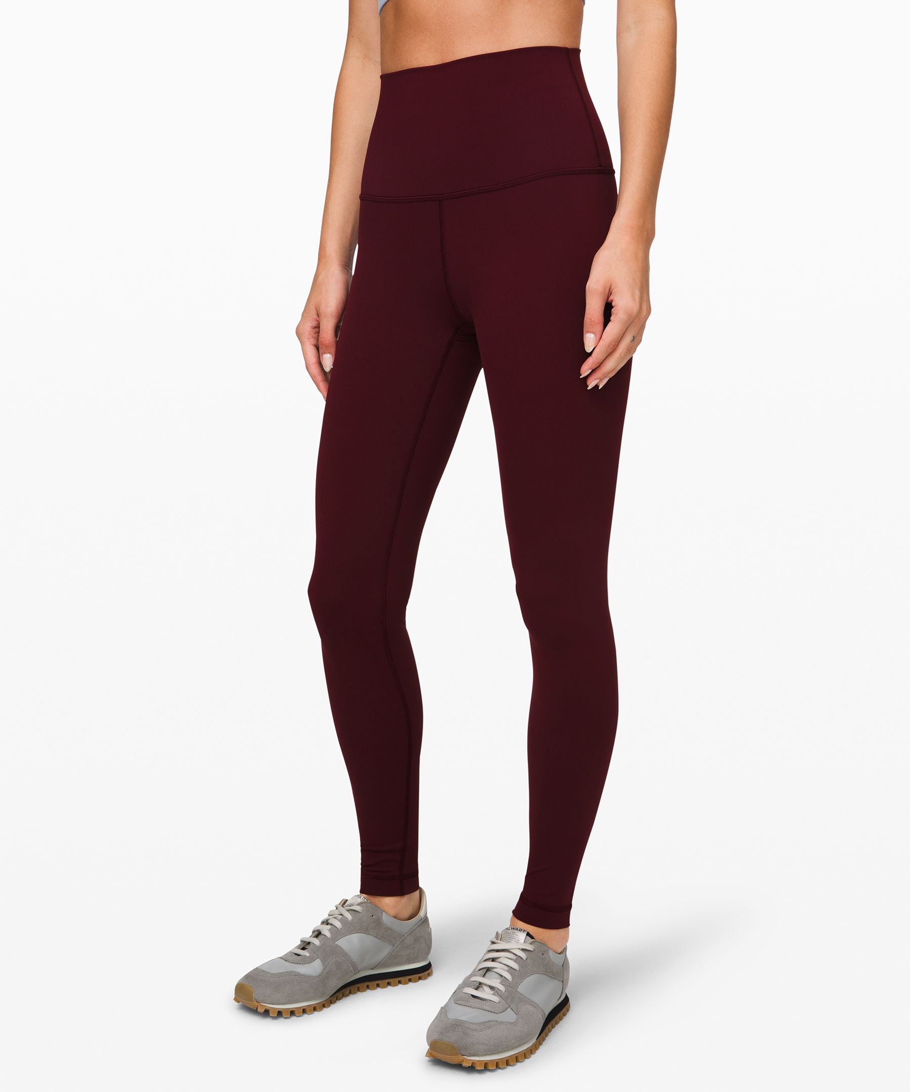 Lululemon Wunder Under Super High-rise Tight 28" *full-on Luxtreme Online Only In Garnet