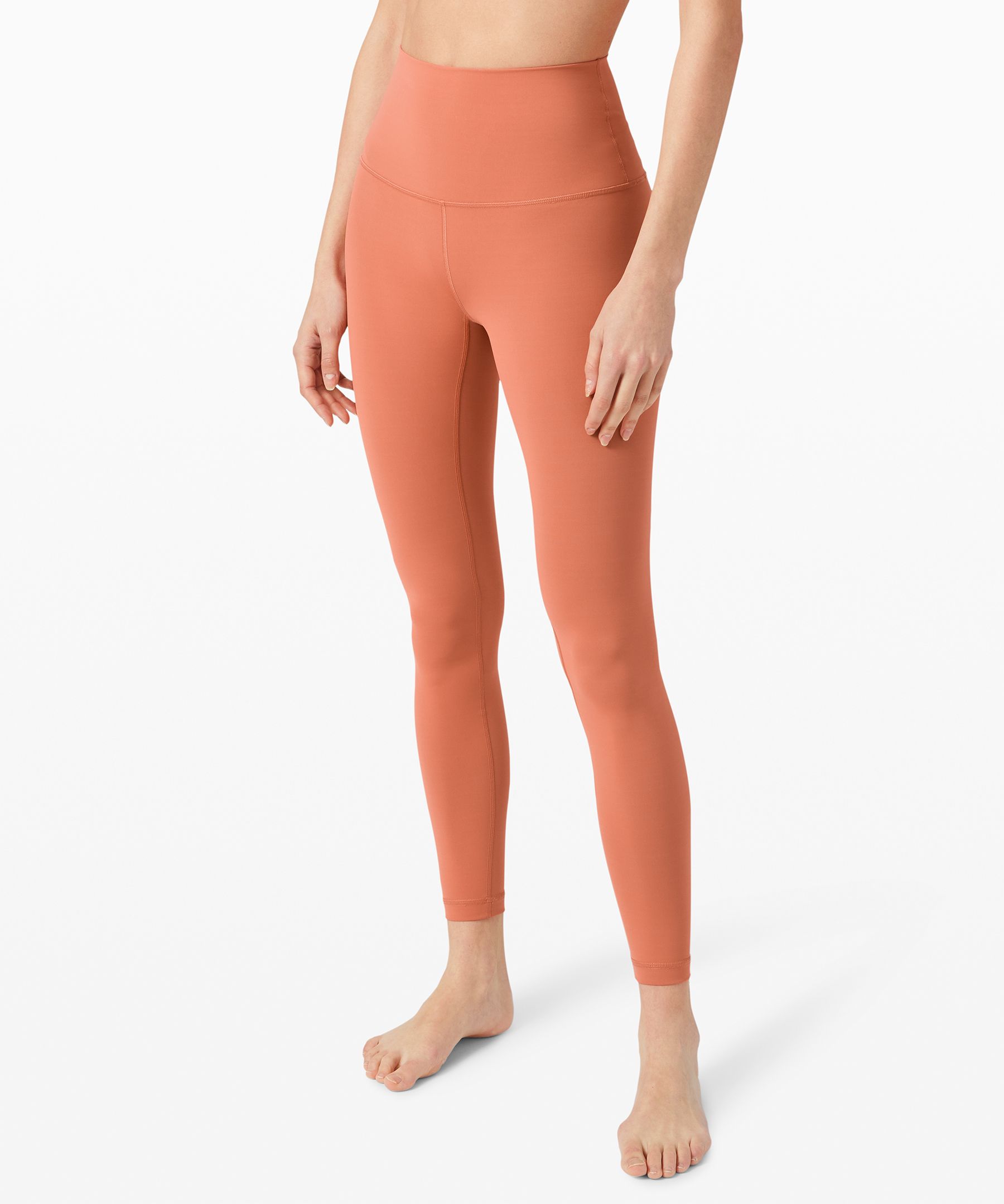 lululemon orange leggings