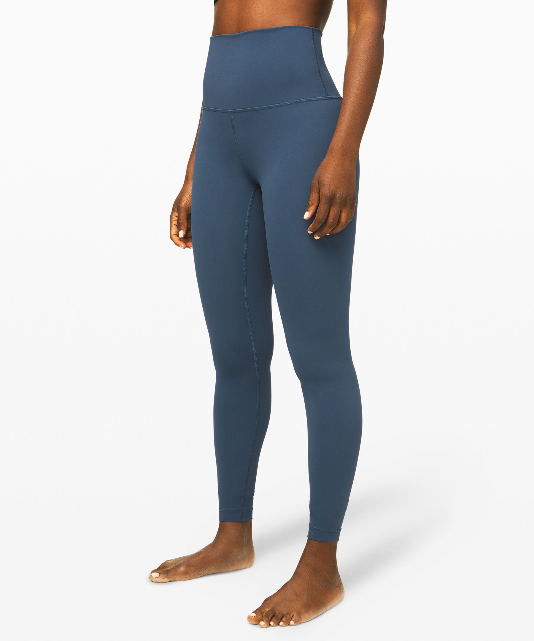 Lululemon Wunder Under Super High-rise Tight *full-on Luxtreme Online Only 28" In Code Blue