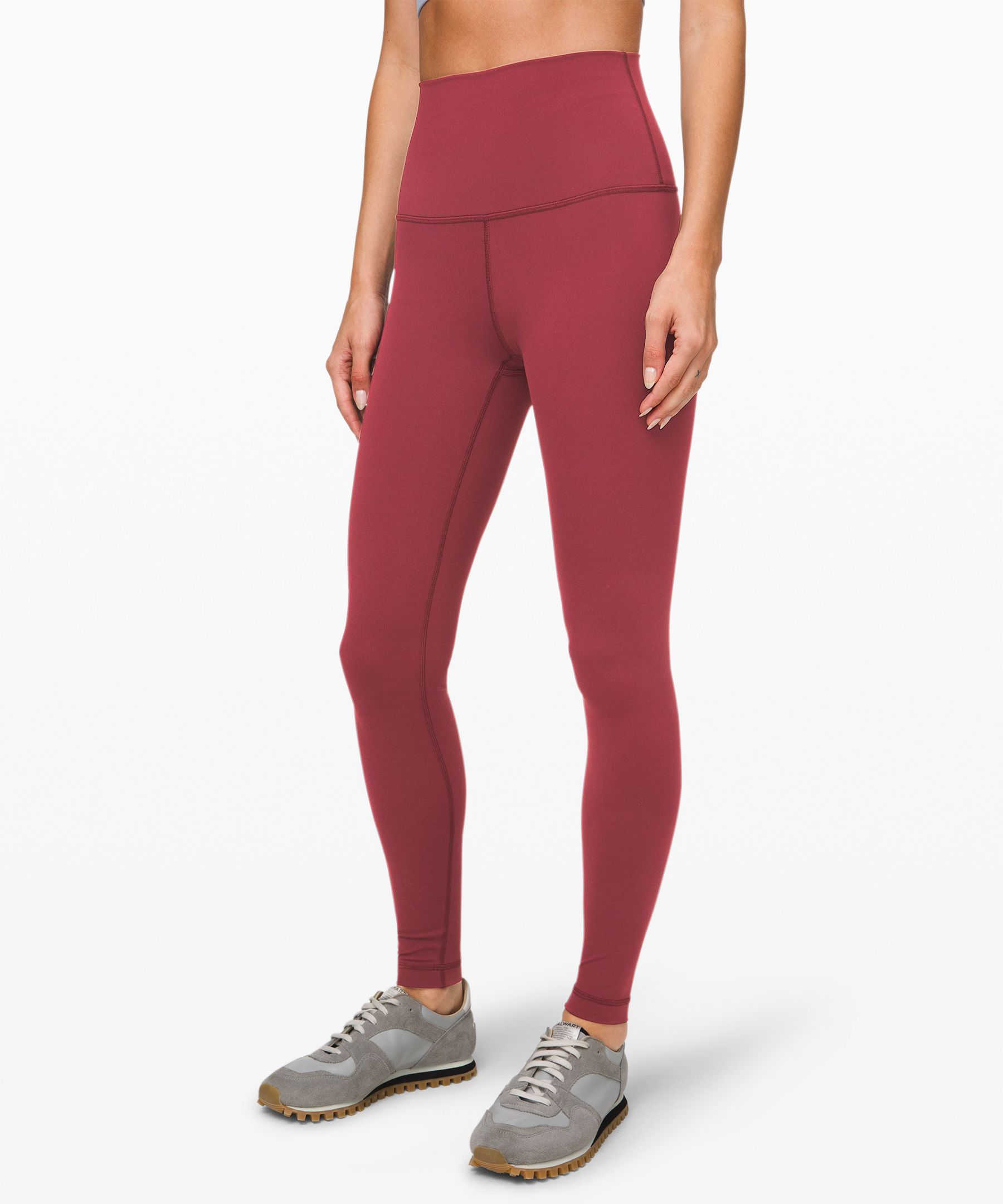 Lululemon Wunder Under Super High-rise Tight *full-on Luxtreme Online Only 28" In Red