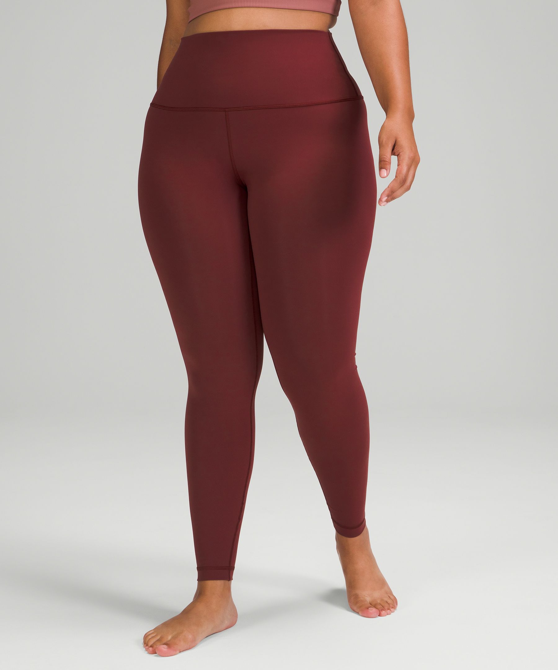 Lululemon Wunder Under Super-high-rise Tight 28" *full-on Luxtreme Online Only In Red