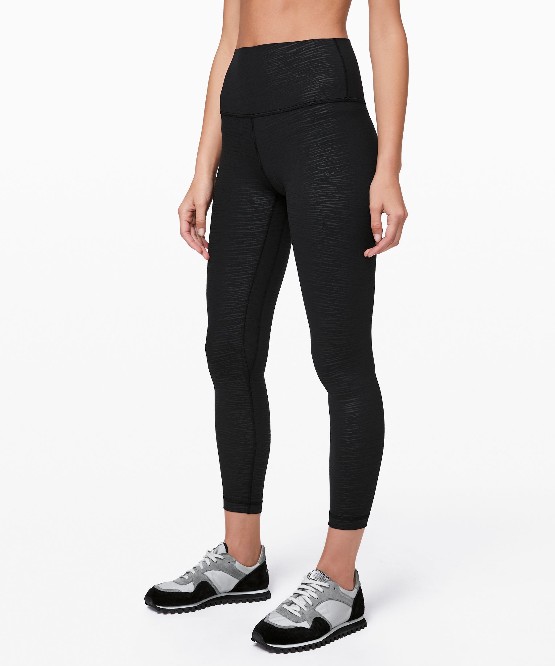 lululemon Women's Align Pant 28, Polar Shift Emboss Black, Size 10