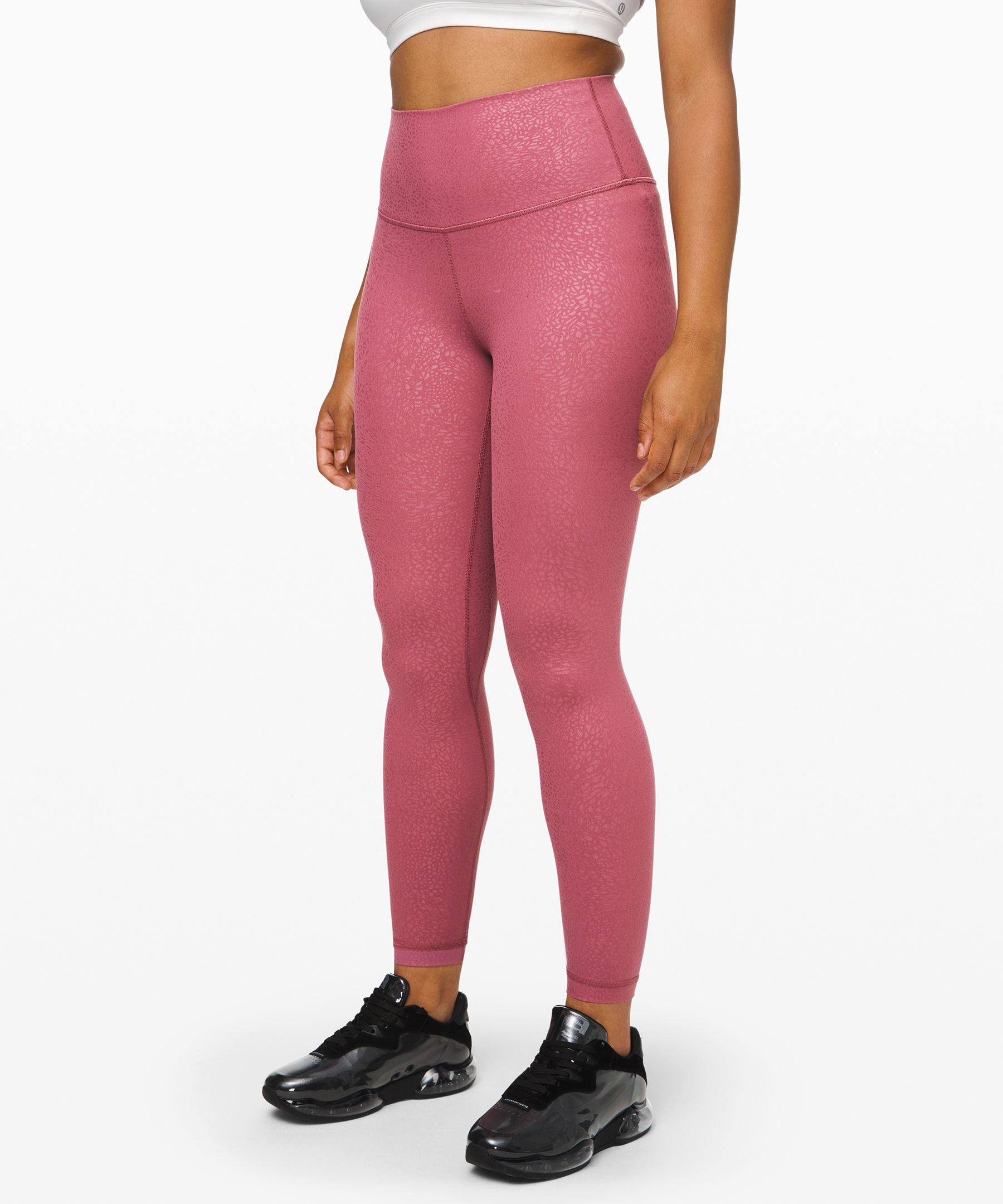 lululemon athletica, Pants & Jumpsuits, Lululemon Size 4 High Rise Align  Leggings 25 Pink Savannah