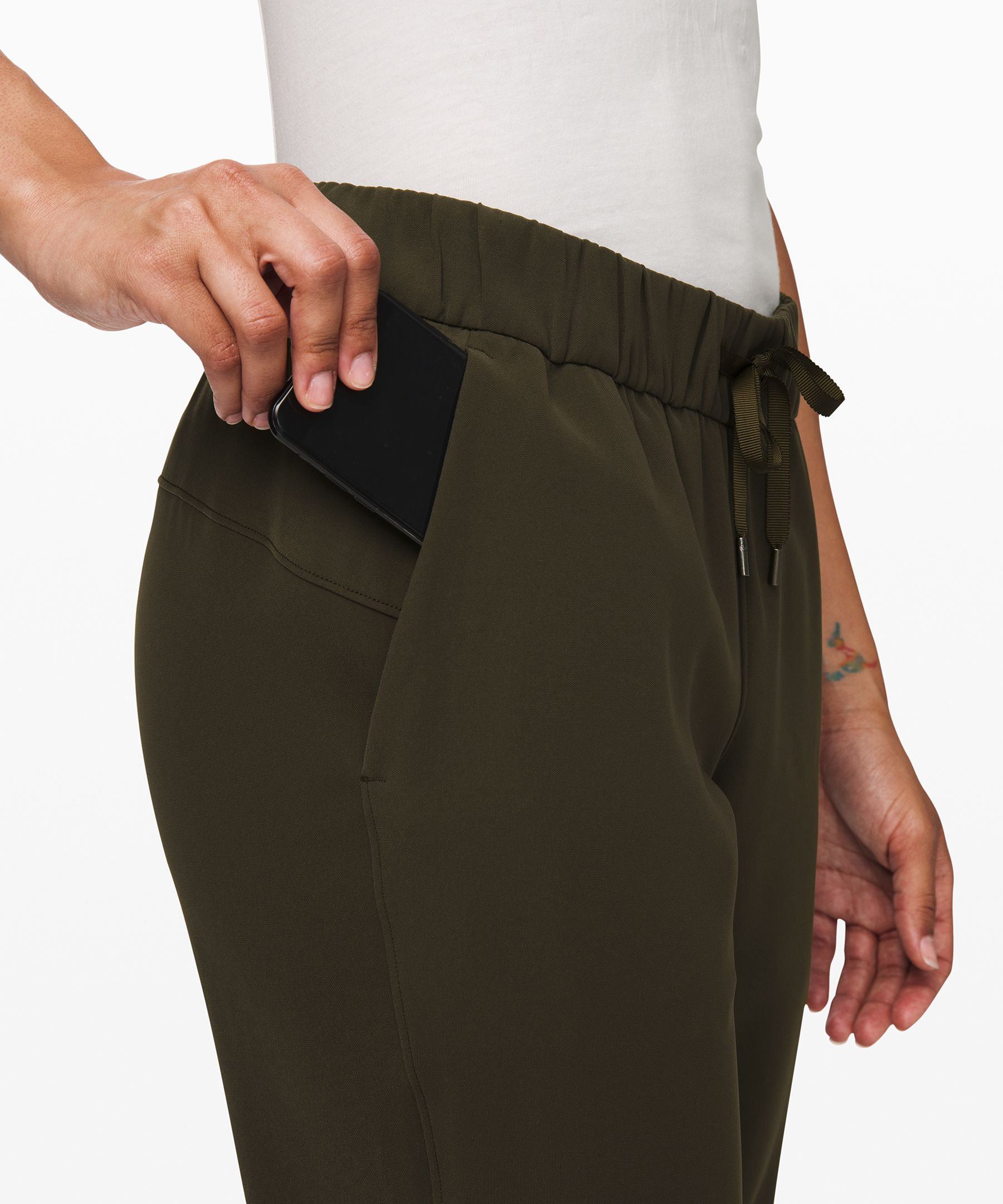 Lululemon On The Fly Pant *28 - Dark Olive (First Release) - lulu