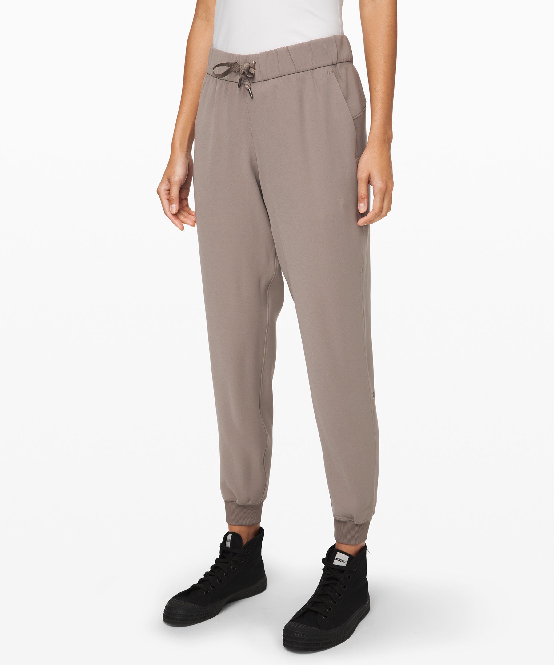 Lululemon On the Fly 7/8 Pant *Woven - Vintage Gold - lulu fanatics