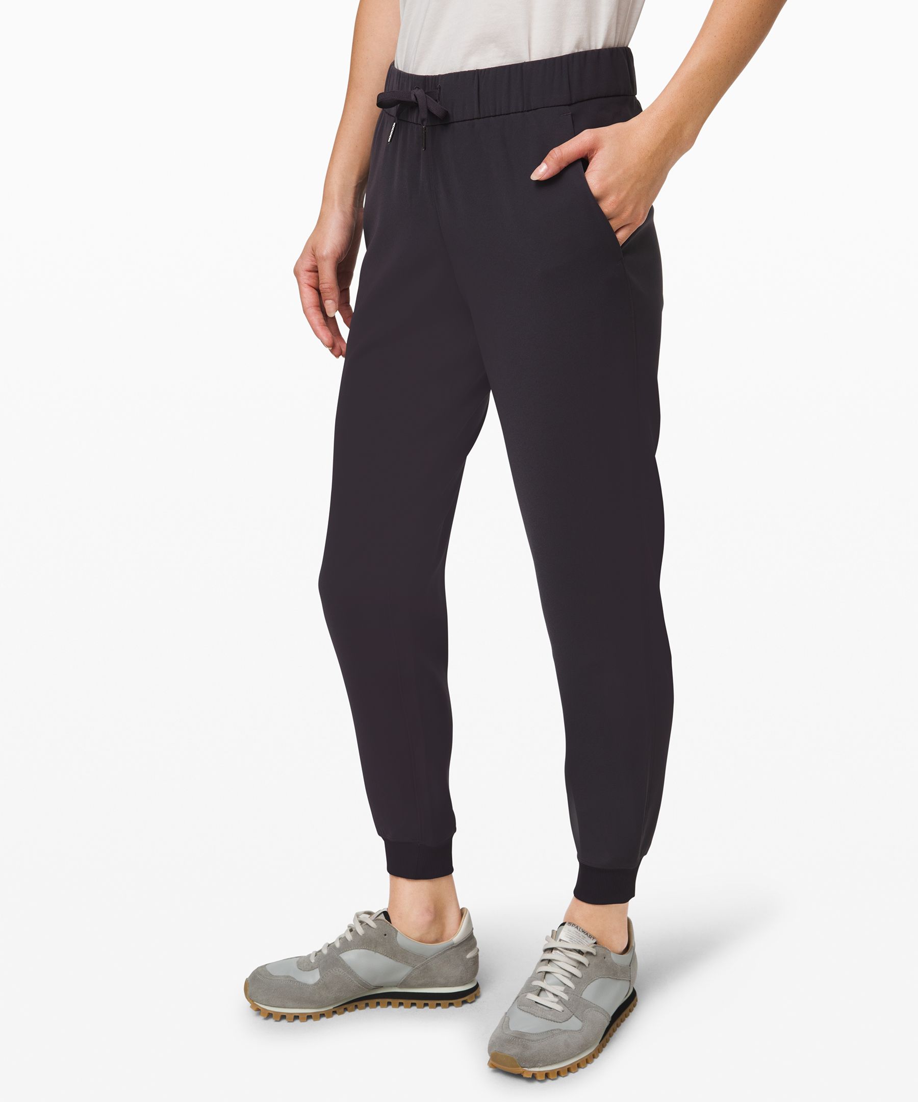 Lululemon On The Fly Jogger Pants Size 2 Travel Woven Cassis NWT