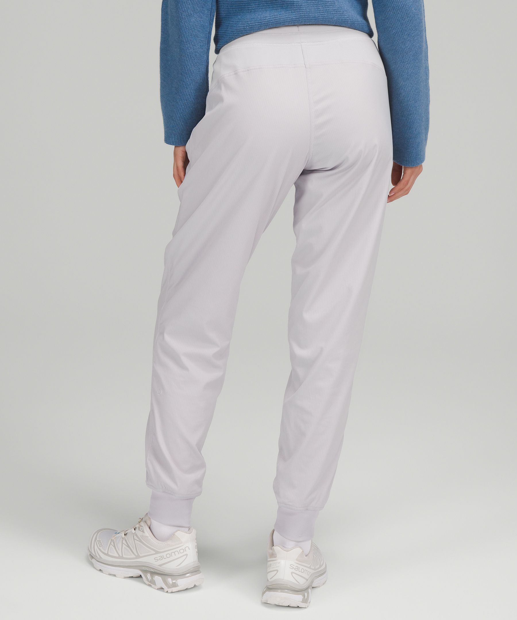 Lululemon Dance Studio Mid-rise Lined Joggers In Chrome