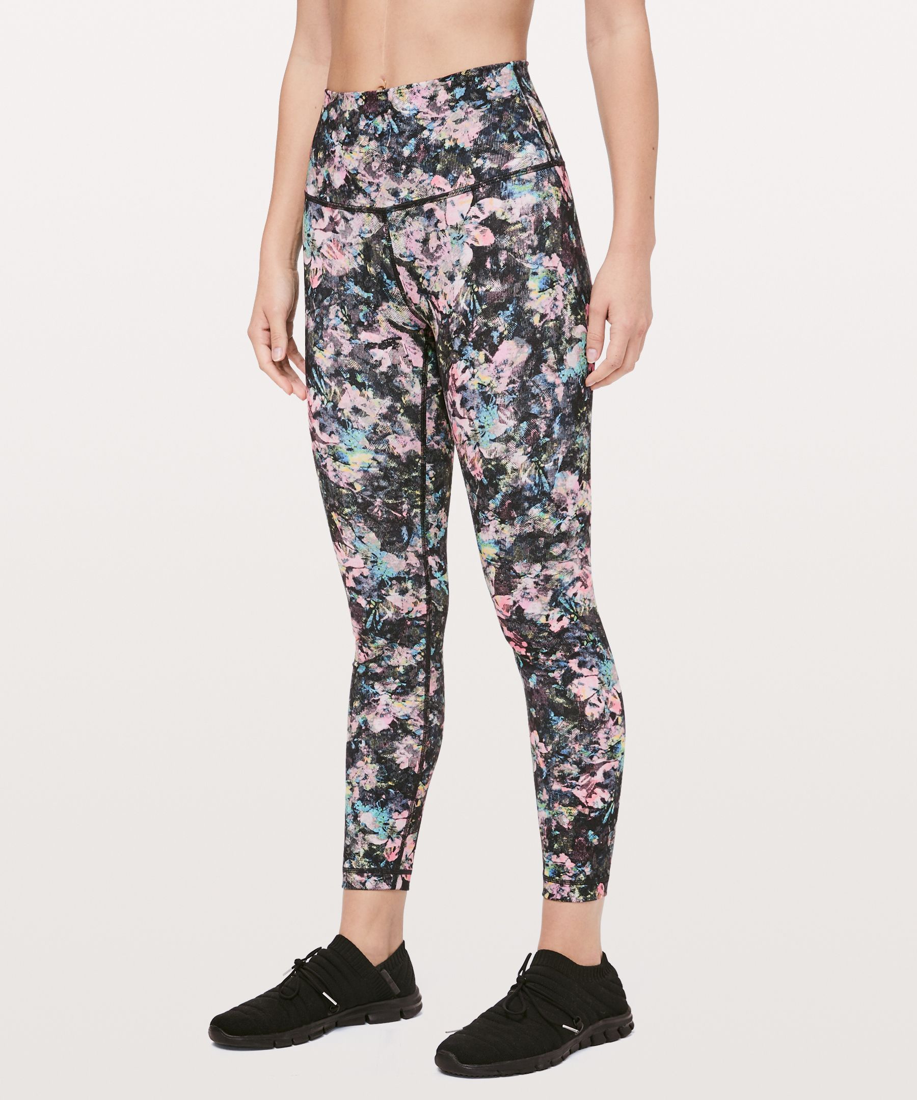 Lululemon Wunder Under Crop Leggings Floral Daze 4  Floral leggings,  Cropped leggings, Clothes design