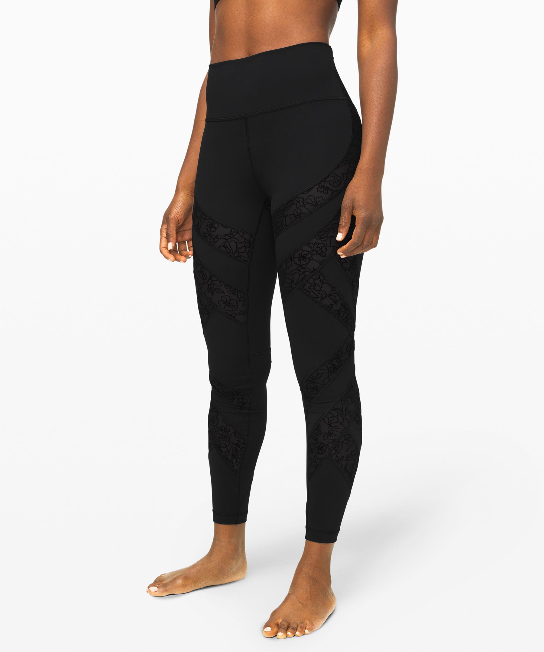 lululemon flocked leggings