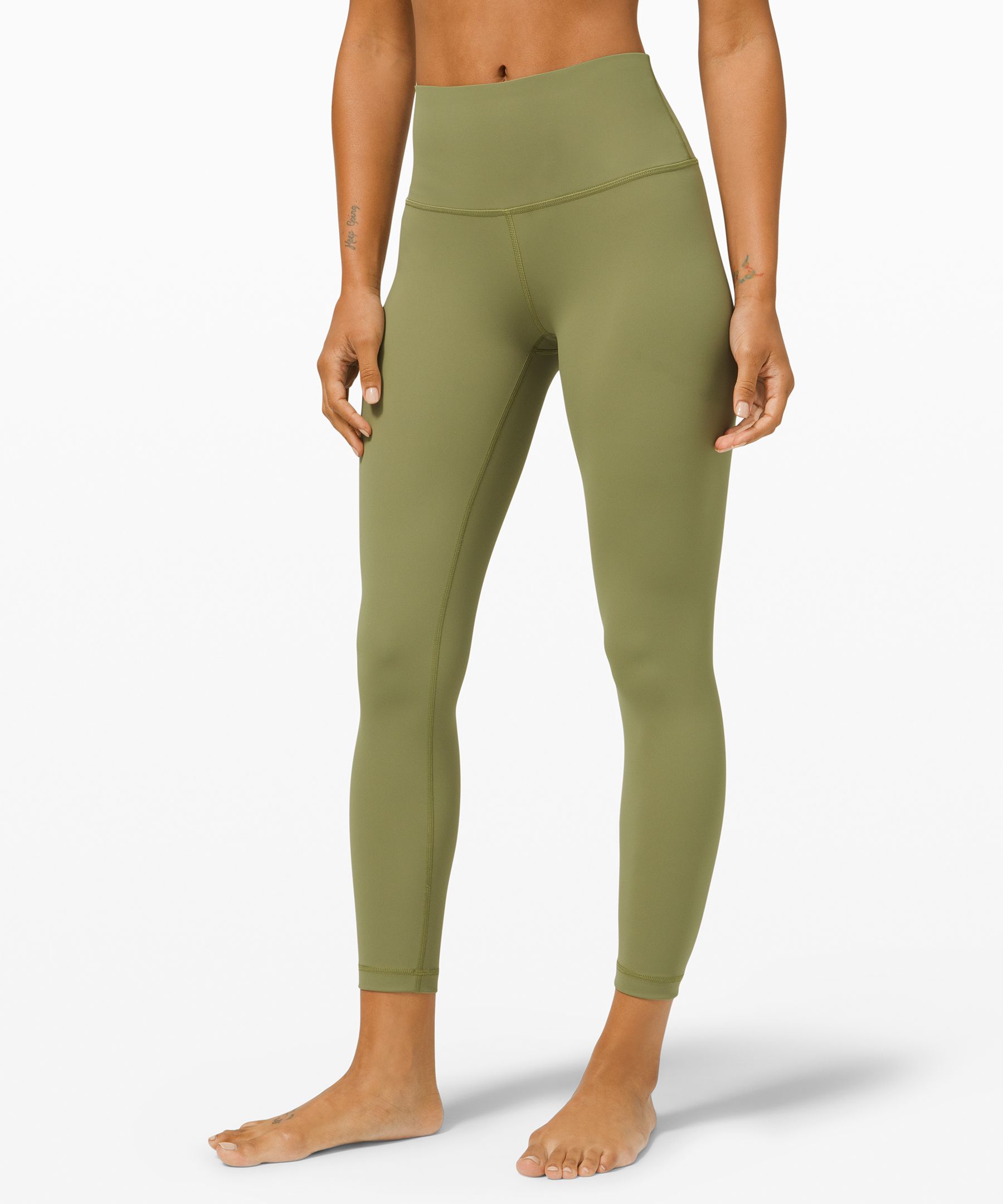 Lululemon Wunder Under High-rise Tight 25" *luxtreme In Green