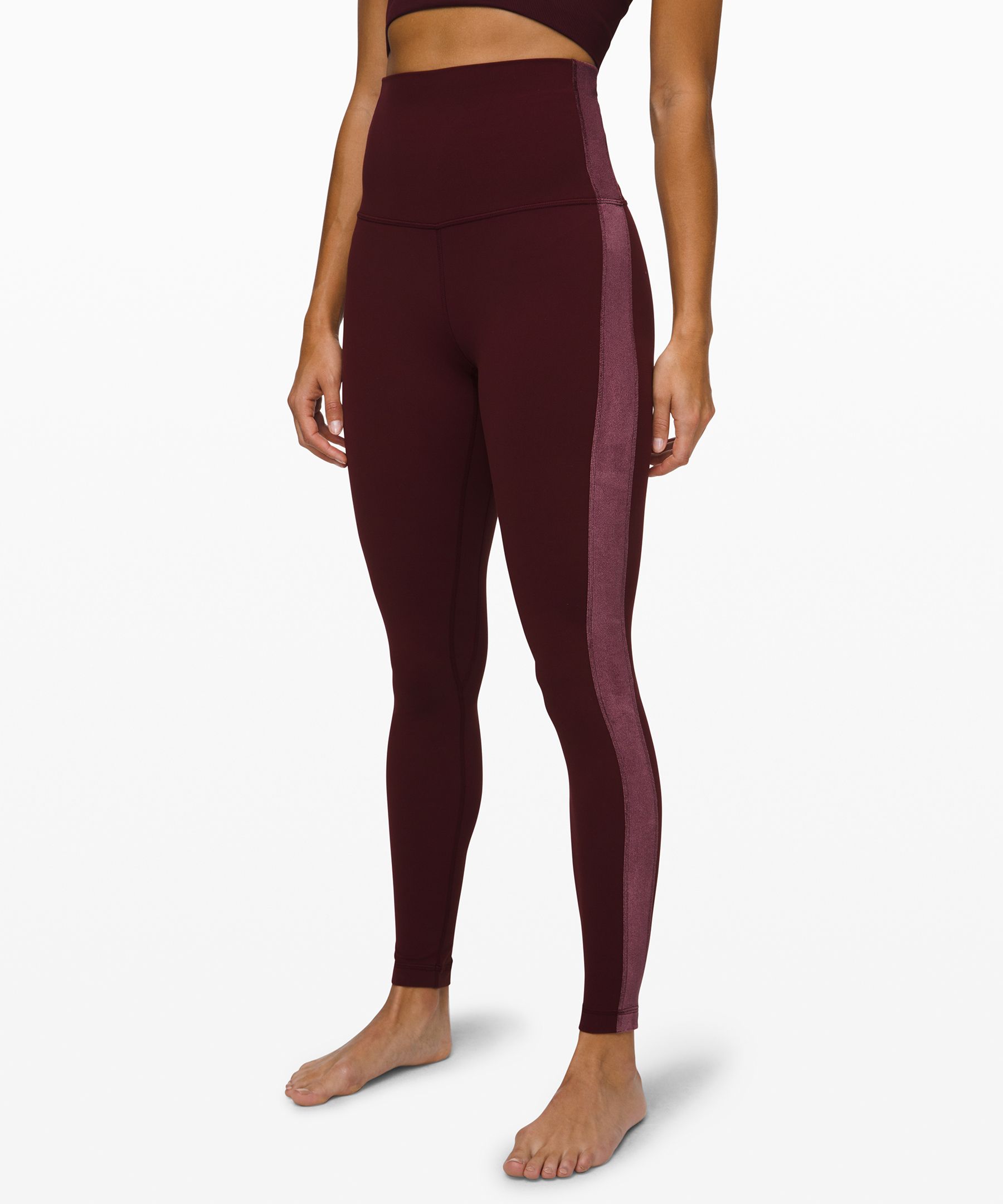 Lululemon Align Super High Rise Pant 28' Velvet