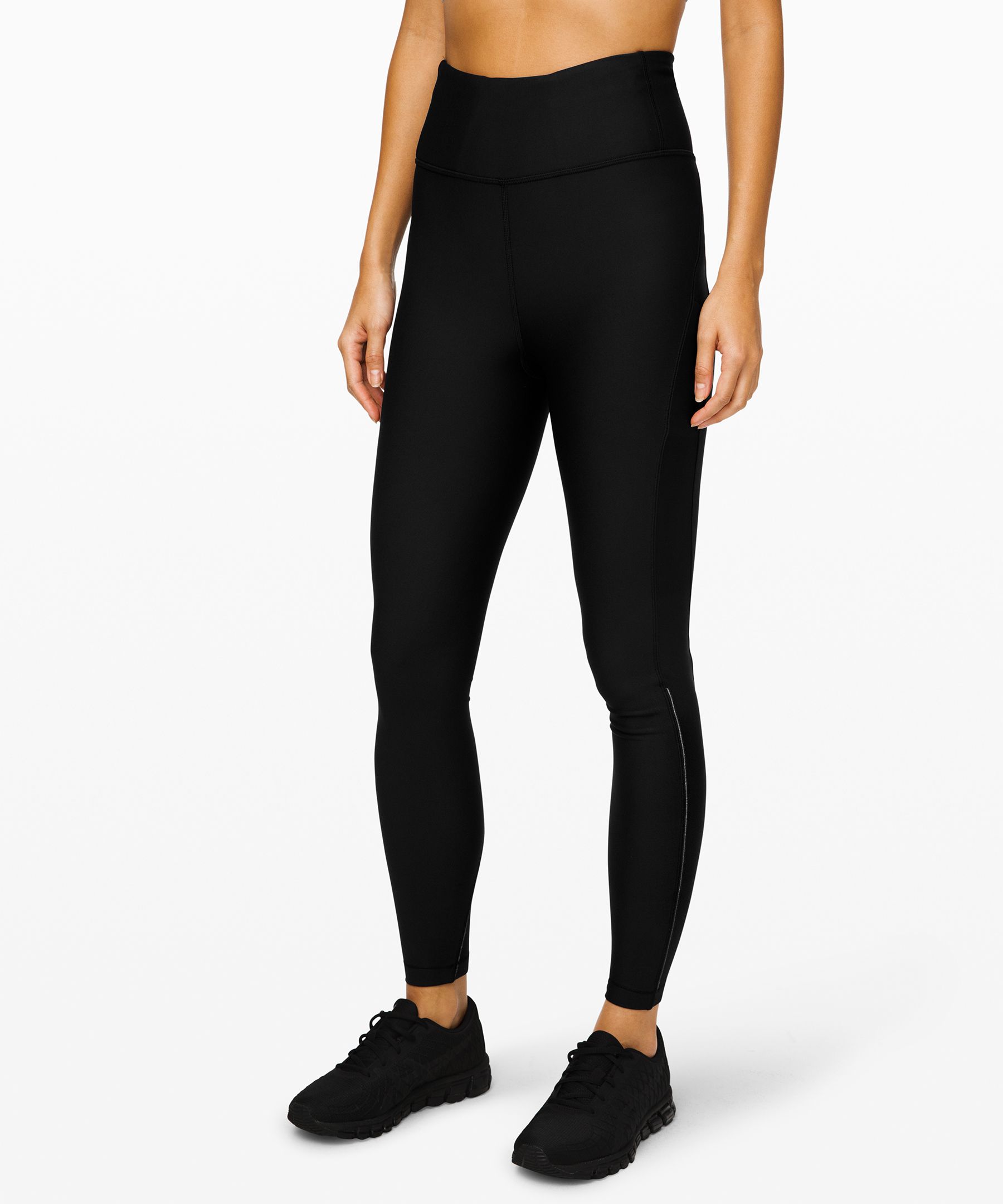 Lululemon Mapped Out High Rise Tight 28" *camo In Black