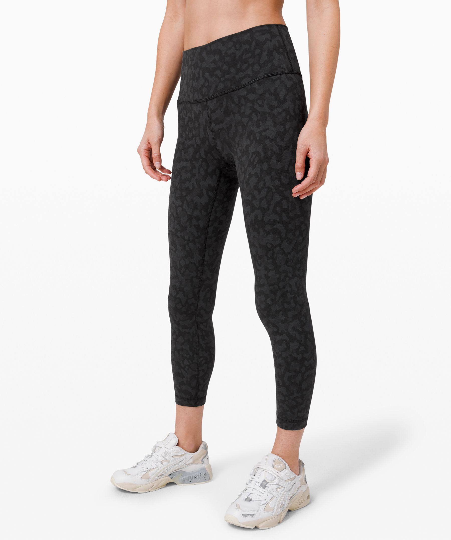 Lululemon Wunder Under Hi-Rise 7/8 Tight *Full-On Luon 25 - Black - lulu  fanatics