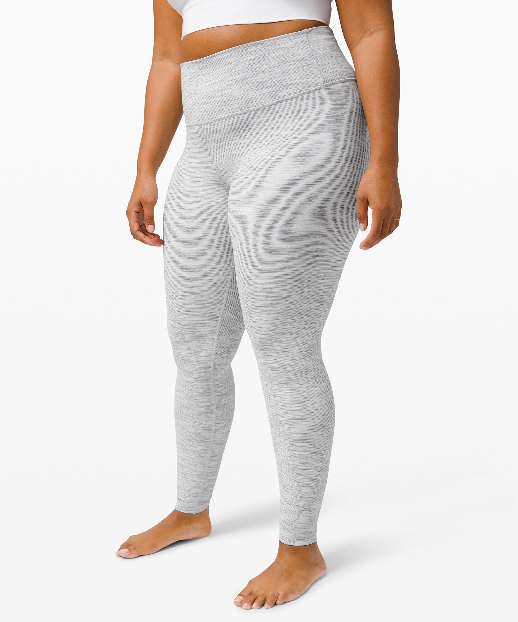 Lululemon Wunder Under High-rise Tights 28" Luon In Wee Are From Space Nimbus Battleship