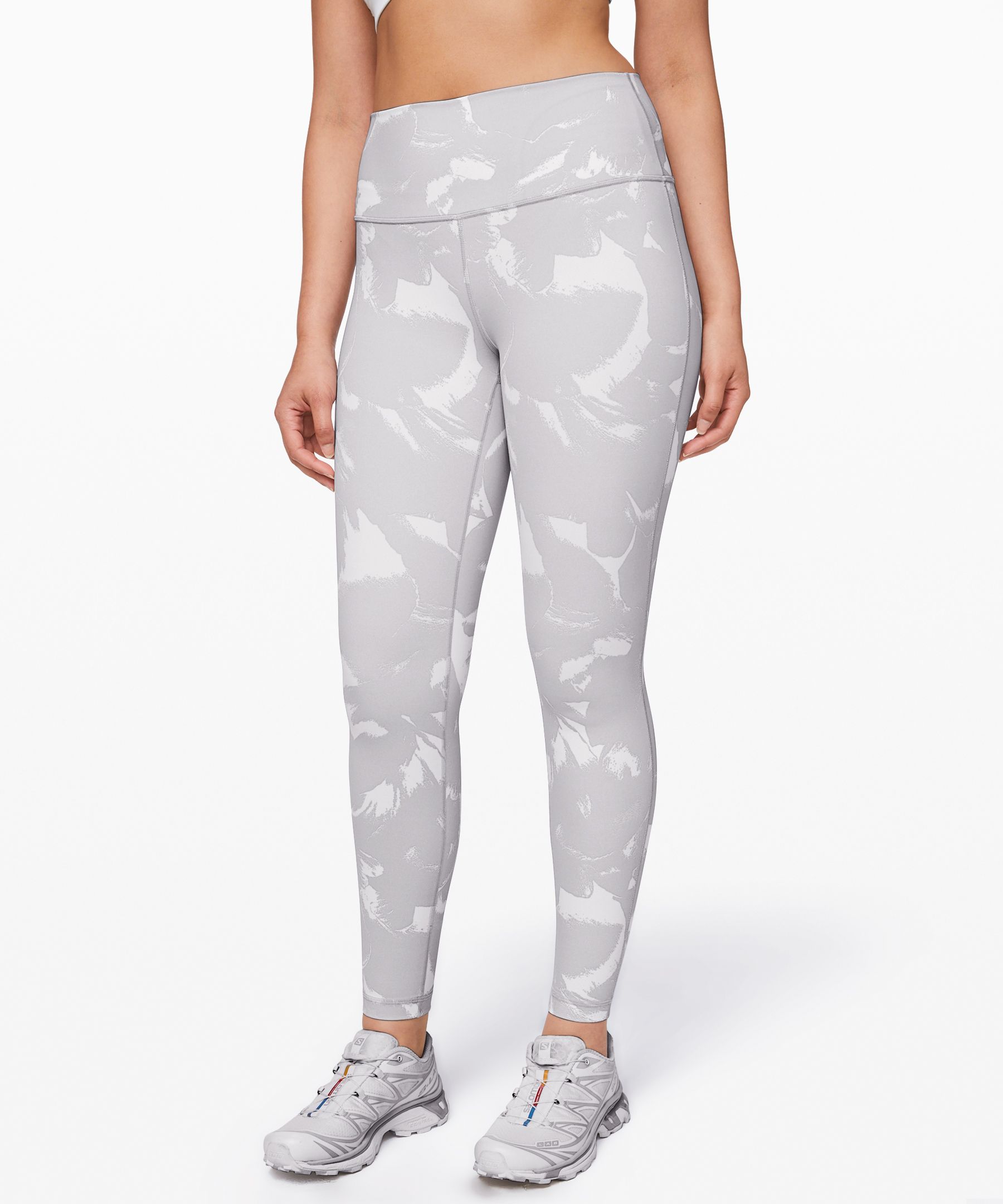 Lululemon Wunder Under High-rise Tight *full-on Luxtreme 28" In Flower Pop White Silver Lilac