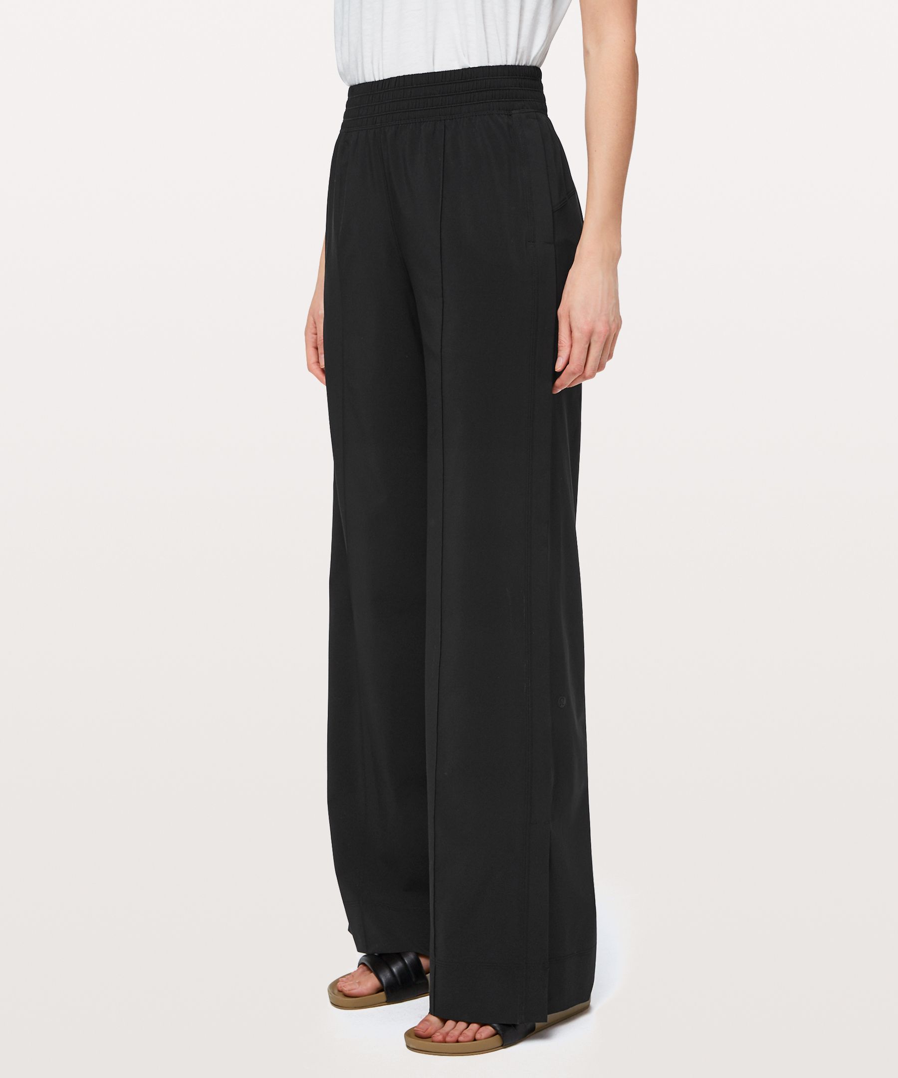 Lululemon Wanderer Wide Leg Pant In Black