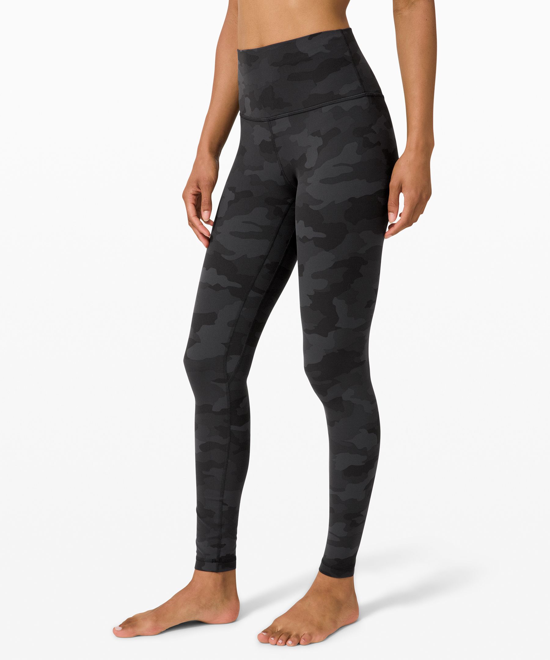 black high waisted lululemon leggings