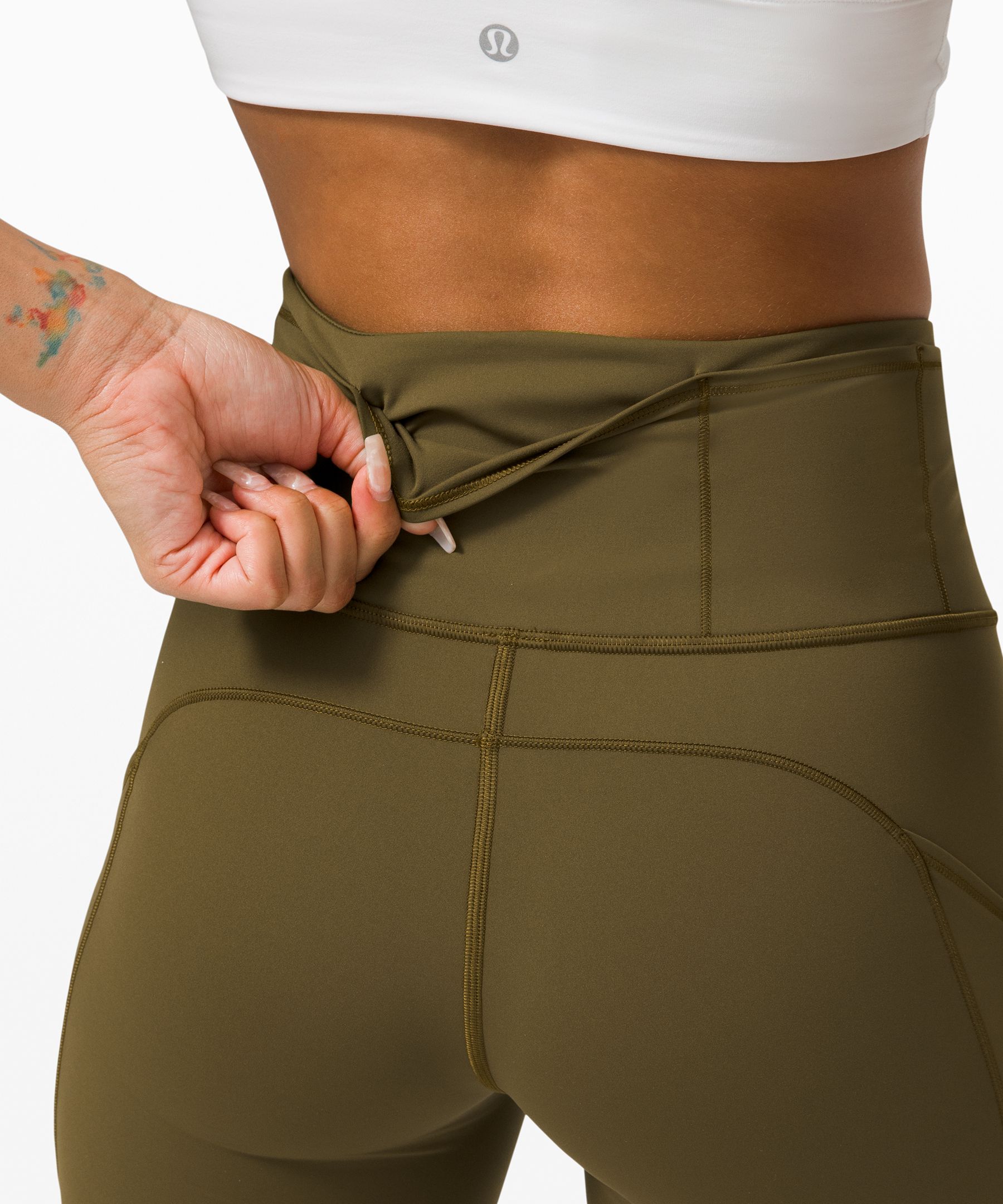 Fast and Free Brushed Fabric High-Rise Tight 28"