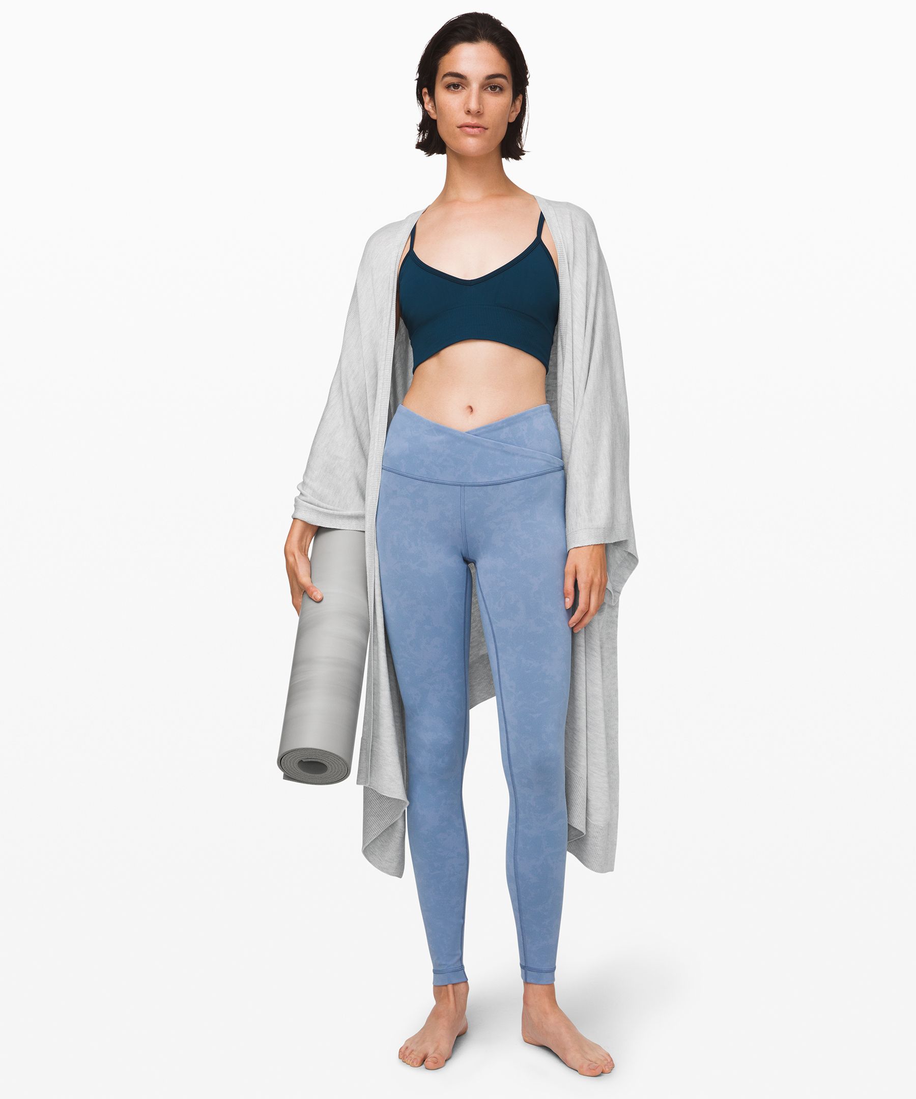 Sky Wash Print Tempest Blue Always On High-Rise Washed Tight 28" Everlux