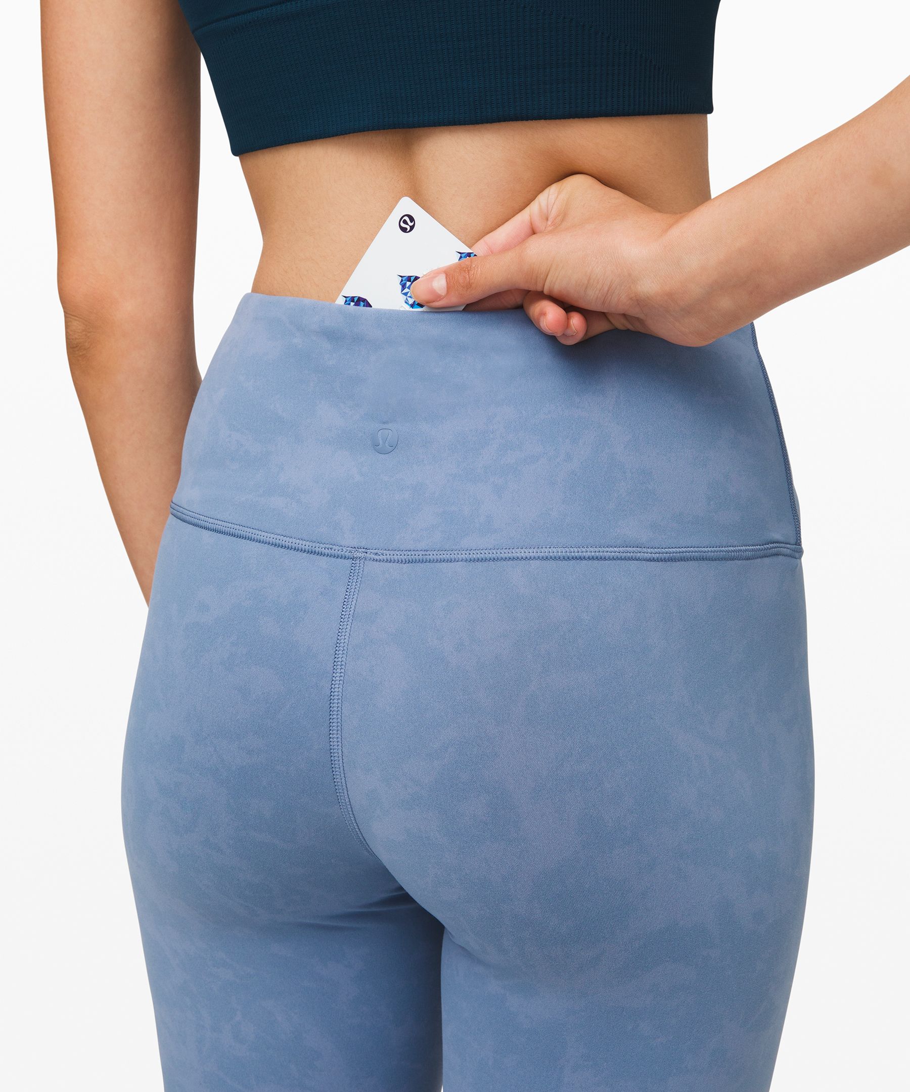 Sky Wash Print Tempest Blue Always On High-Rise Washed Tight 28" Everlux