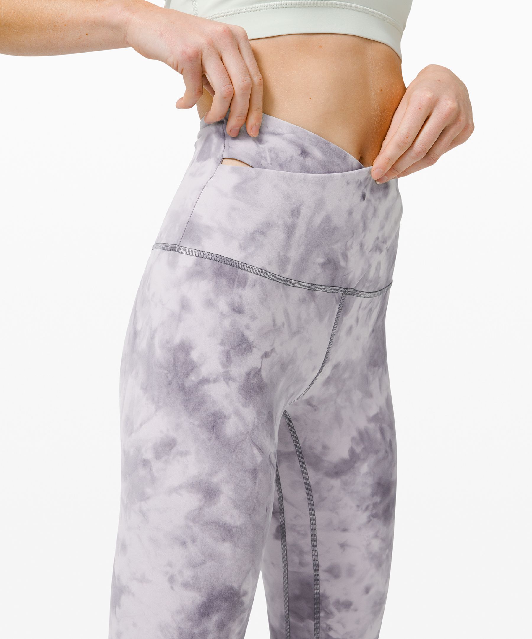 NWT LULULEMON ALIGN SHR PANT CRISS CROSS WAIST 28 DIAMOND DYE - SIZE 2 -  $118