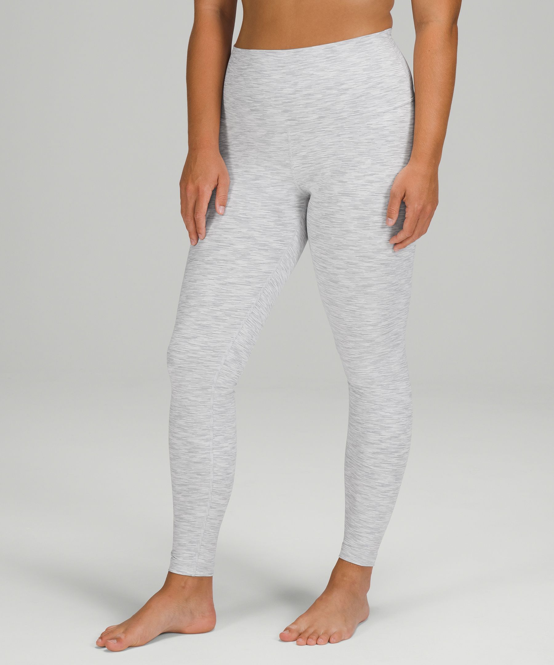 lululemon grey and white leggings