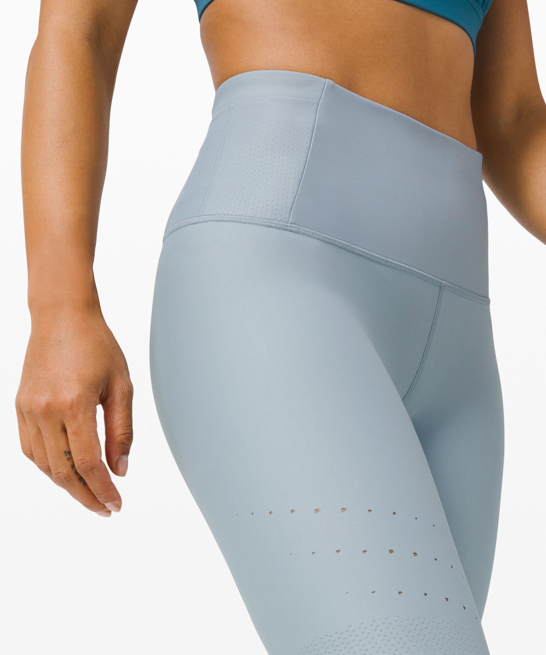 LULULEMON Zoned in Tight 27 (Blue Charcoal, 12) at  Women's