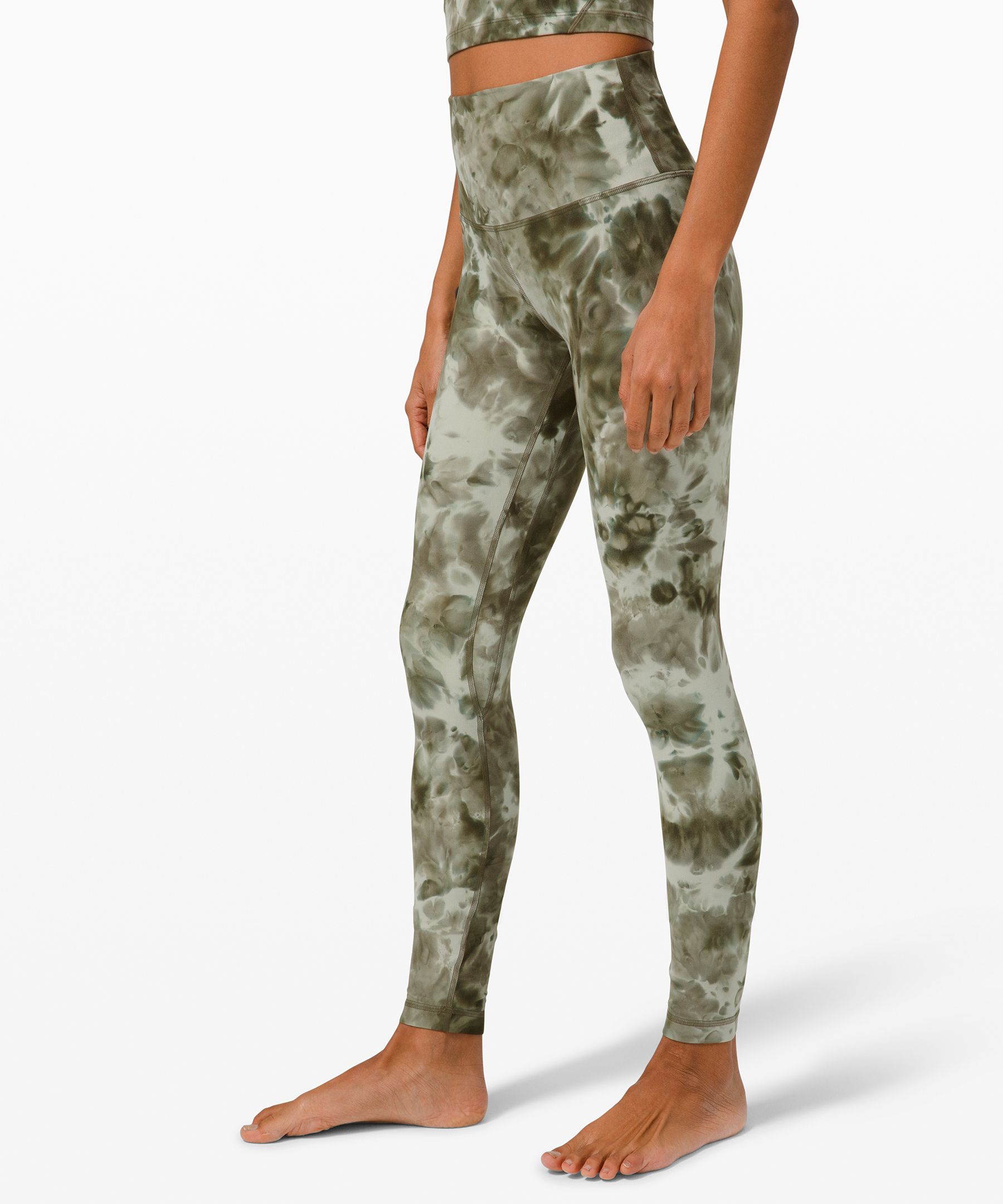 Lululemon Align High-Rise Pant 28 - Hideaway Camo Deep Coal Multi