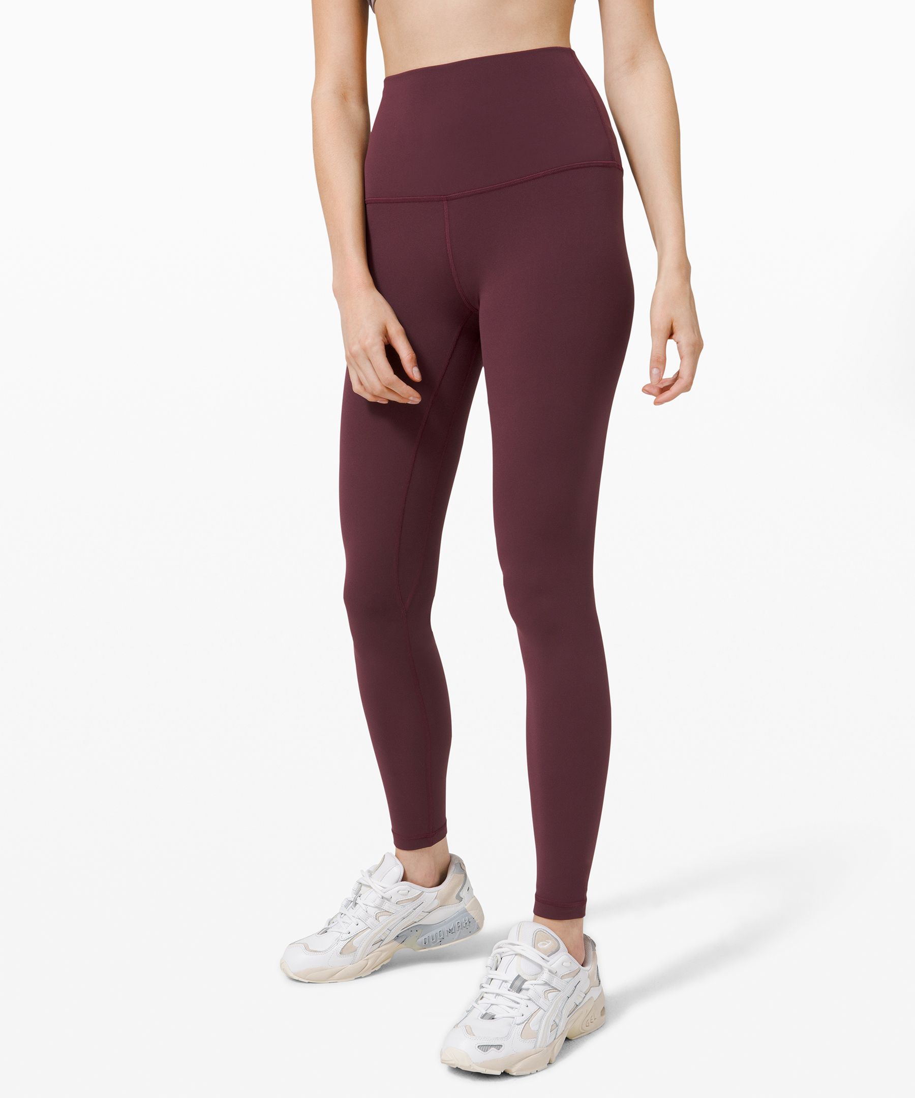 maroon lululemon leggings