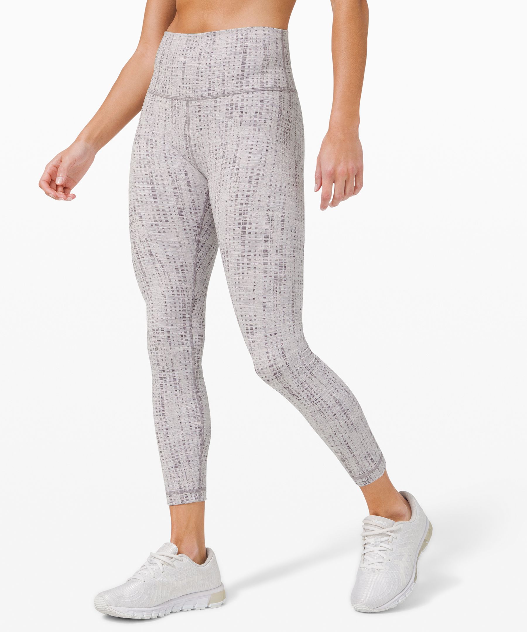 Lululemon Wunder Under High-rise 7/8 Tight *luxtreme 25" In Action Jacquard Moonphase Silver Lining