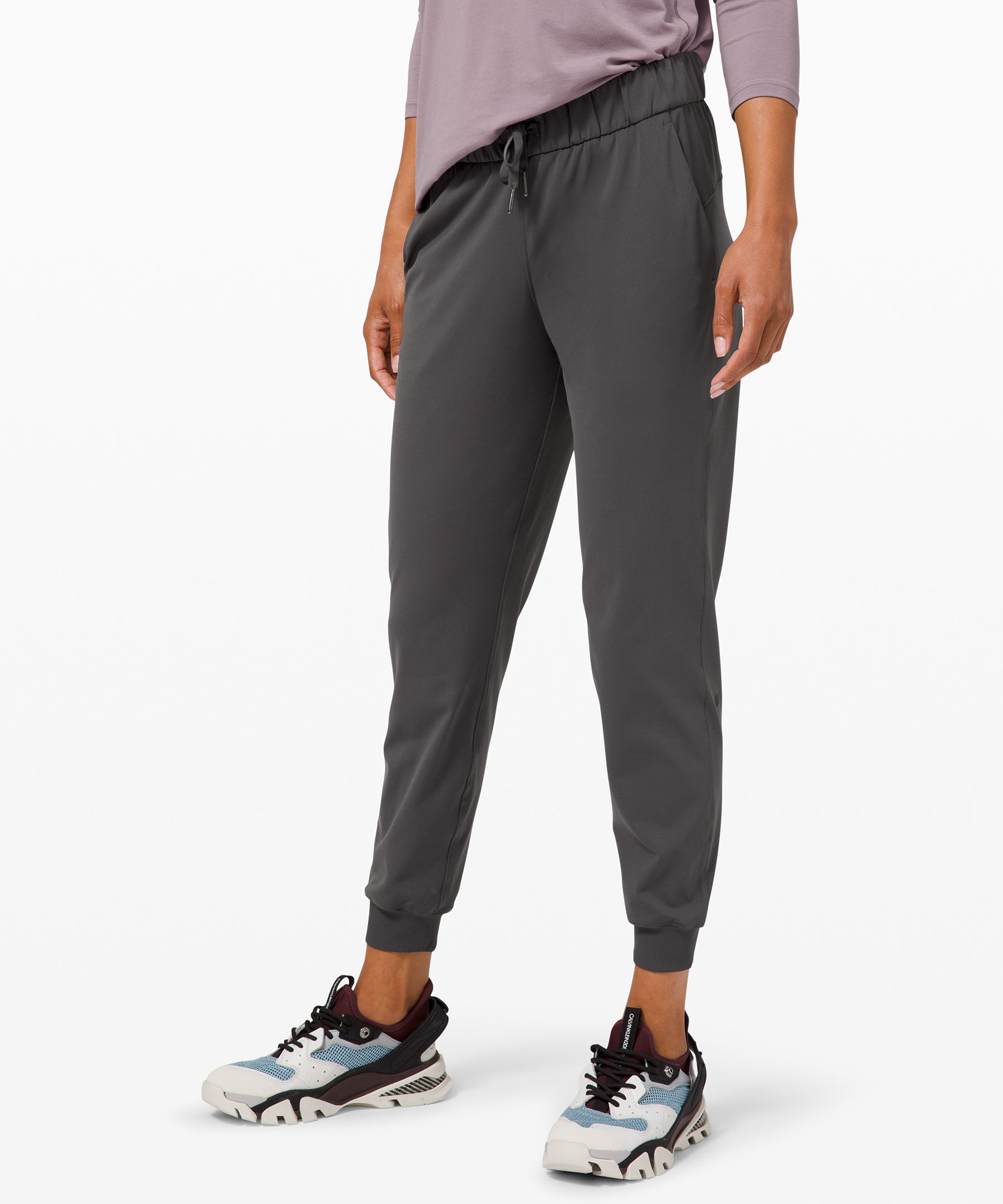 Lululemon Warm Down Jogger Ii In Heathered Core Medium Grey