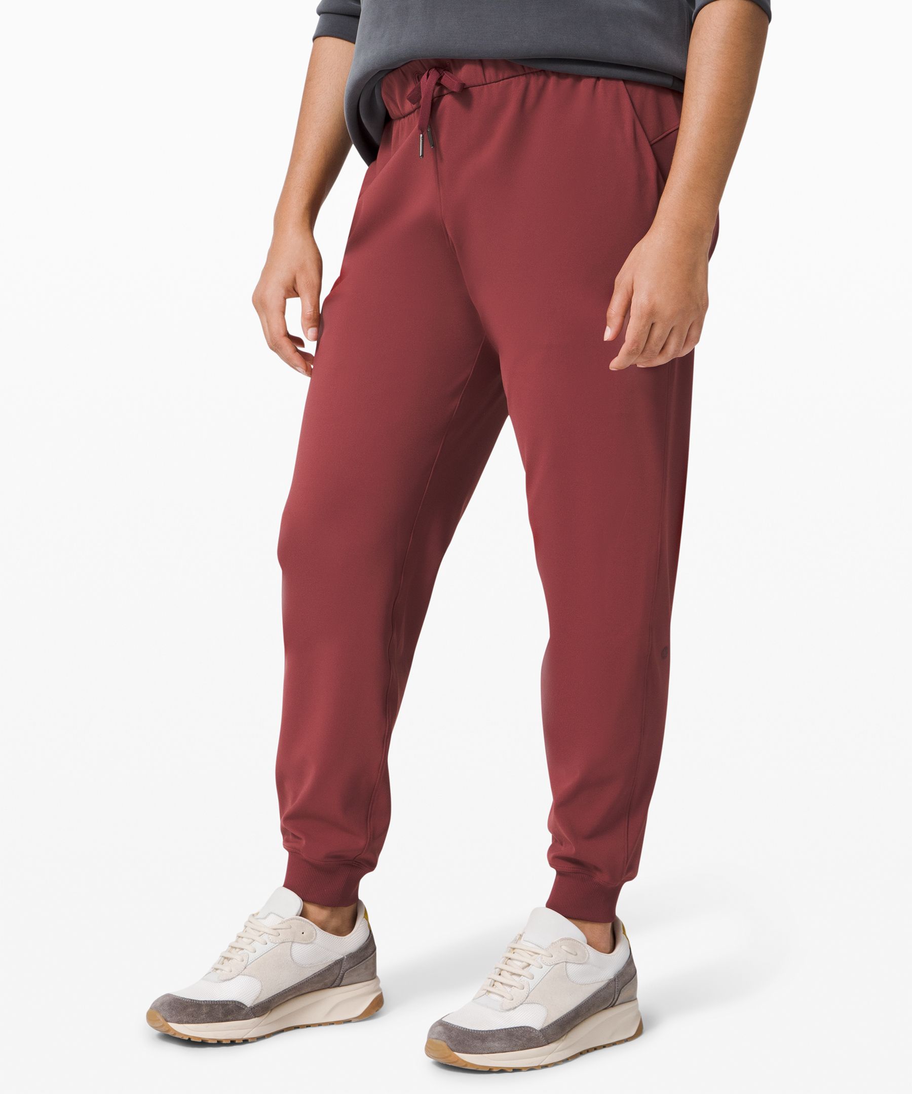 Lululemon On The Fly Jogger 28" *full-on Luxtreme In Burgundy