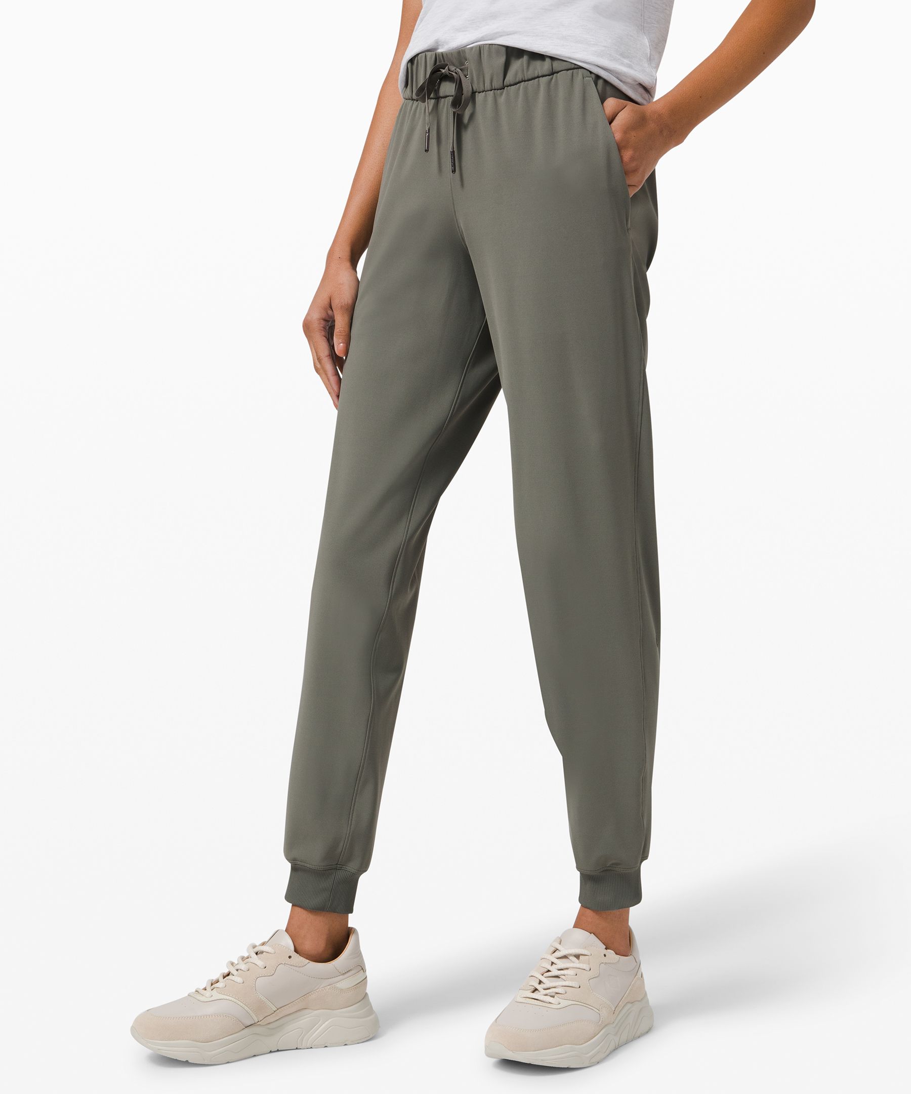 Lululemon On The Fly Jogger 28" *luxtreme In Olive