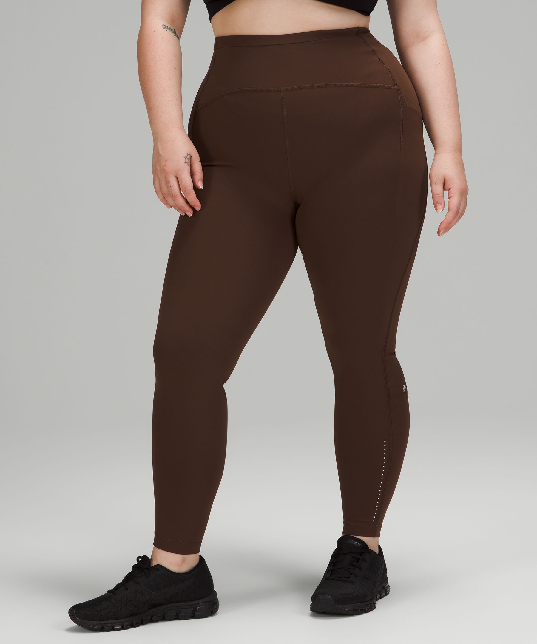 NWT Lululemon Swift Speed HR Tight 28 Butternut Brown Leggings