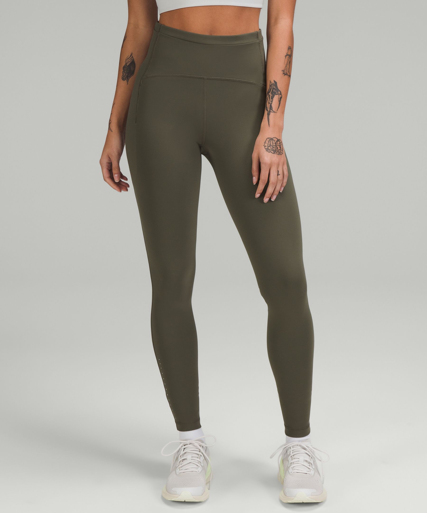 Lululemon Pushing Limits 7/8 Tight (Nulu 25) - Melanite - lulu