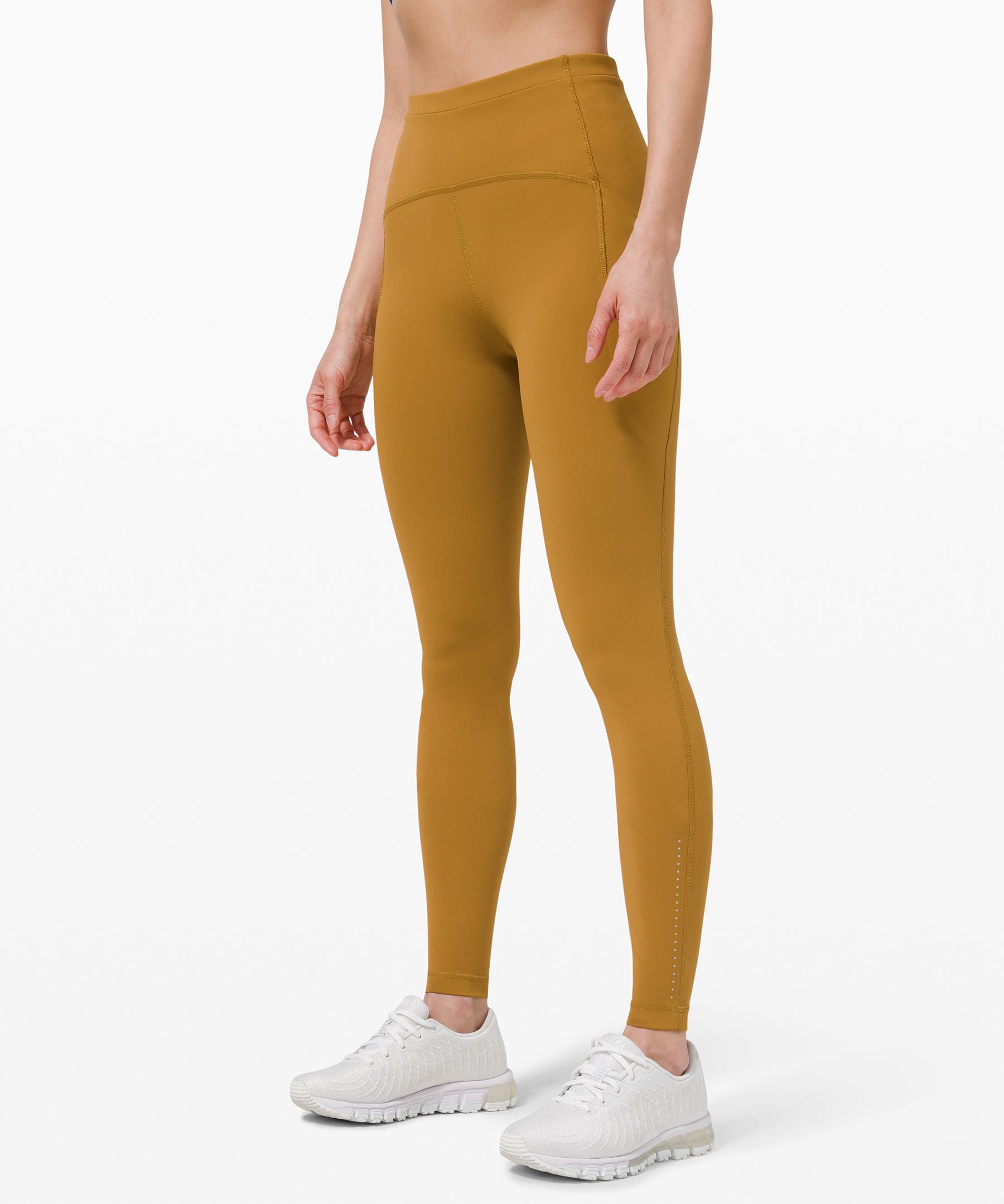 yellow lululemon leggings