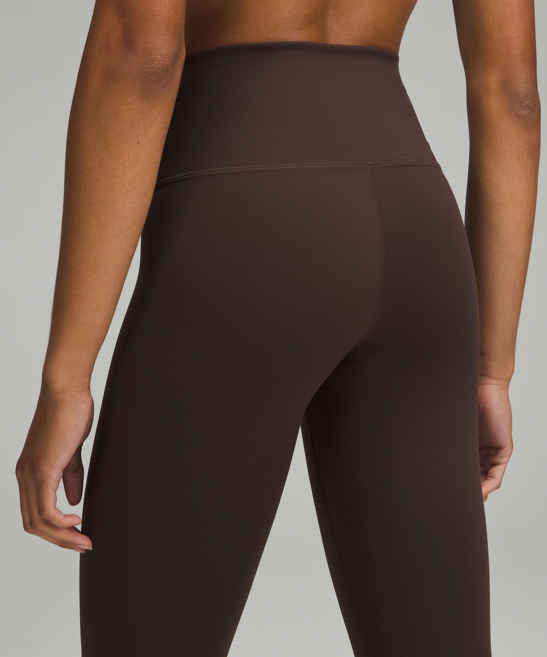 Lululemon Leggings Crop Marble Print Tan Black Size 4