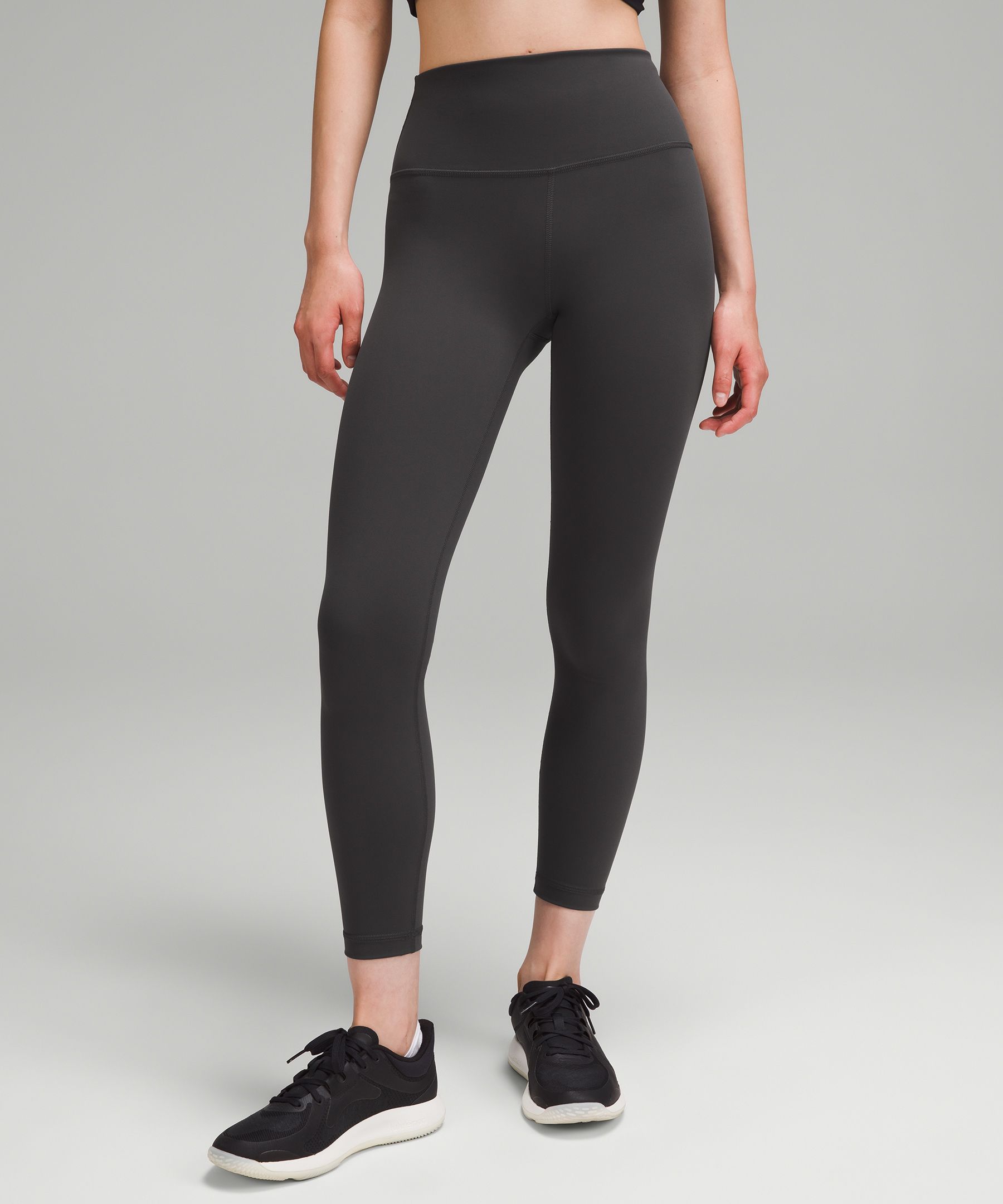 Lululemon Wunder Train High-Rise Crop 23 - Dark Terracotta - lulu fanatics