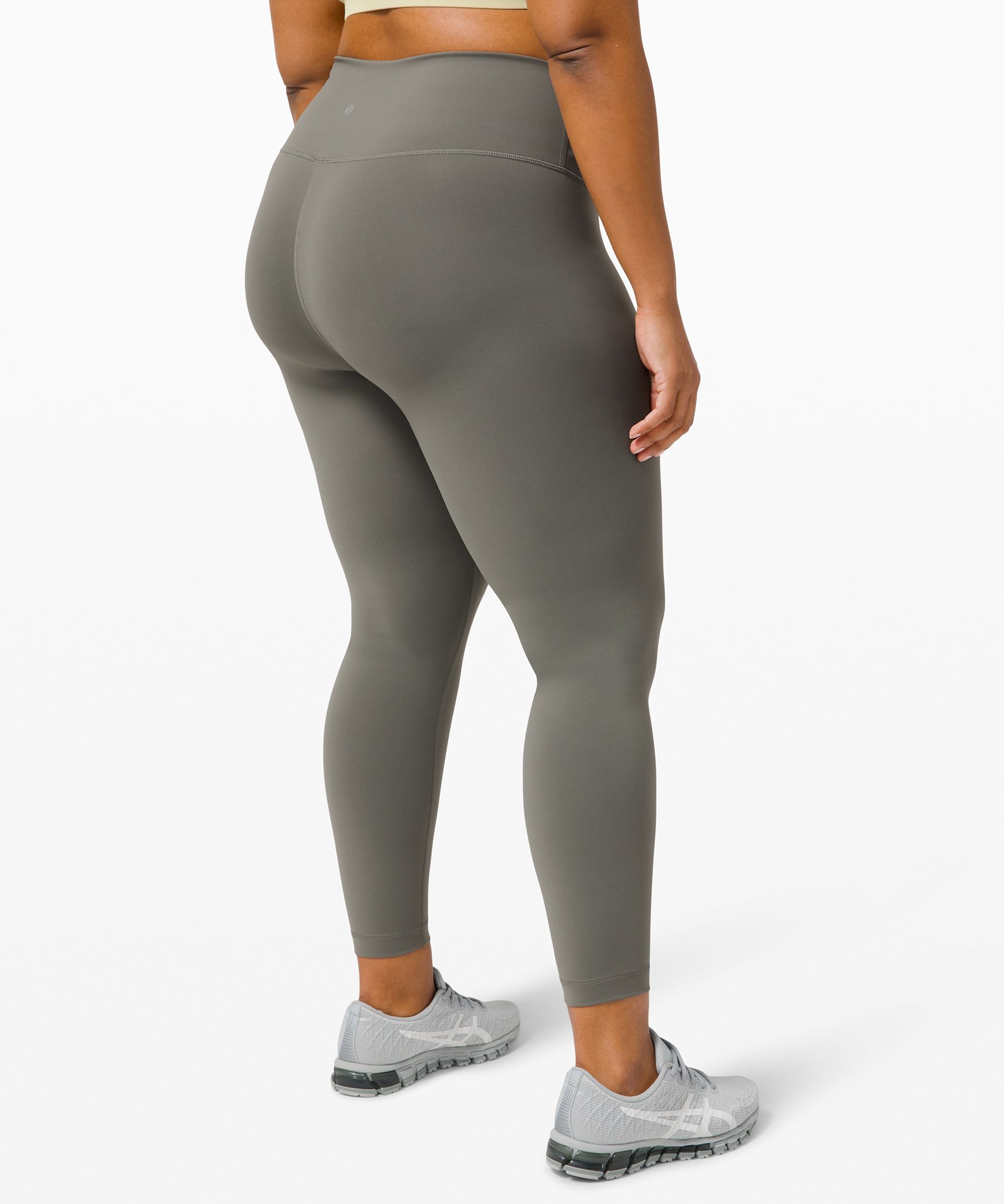 Aus Lulu Haul #3 Wunder Trains 25” Grey Sage size 6 (more info in comments)  : r/lululemon