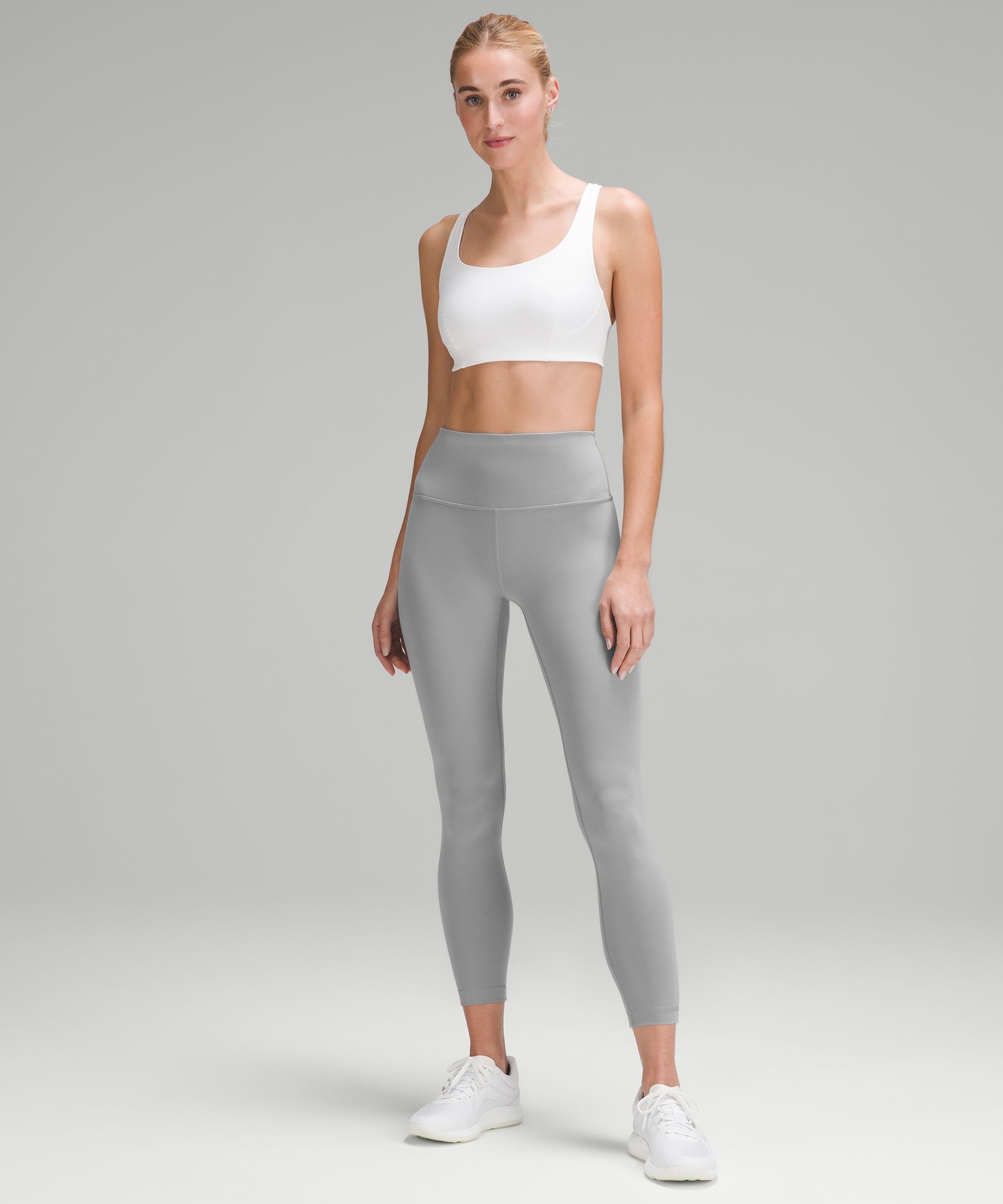 lululemon athletica, Pants & Jumpsuits, Wunder Train Highrise Tight 25 Diamond  Dye Graphite Grey