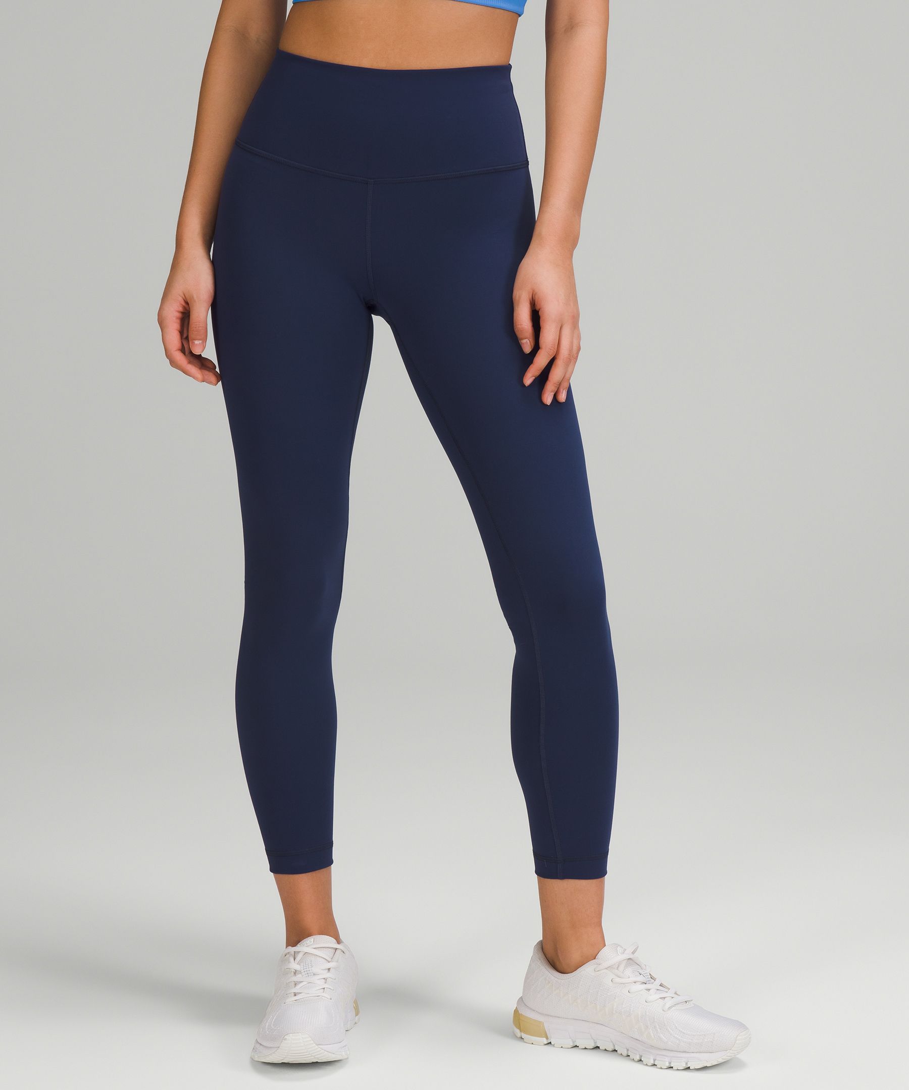 Lululemon Wunder Train High-rise Tights 25" In Night Sea