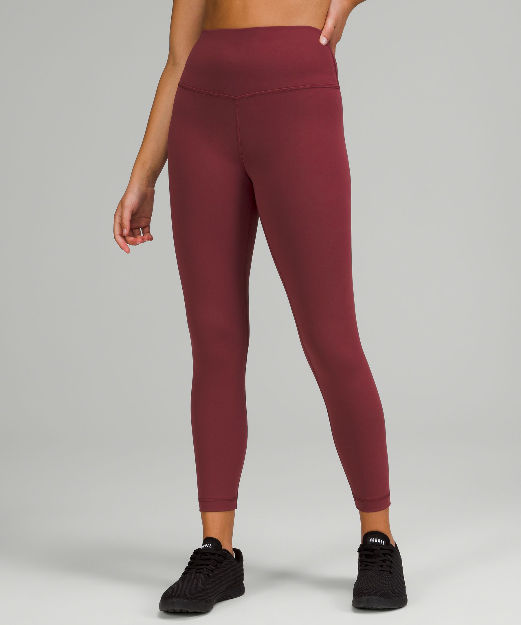 Lululemon Wunder Train High-rise Leggings 25" In Mulled Wine