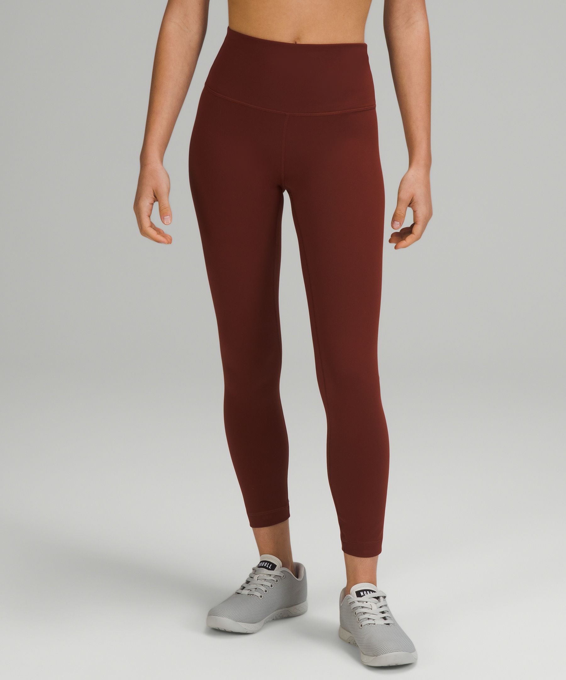 Lululemon Wunder Train High-rise Tights 25" In Date Brown