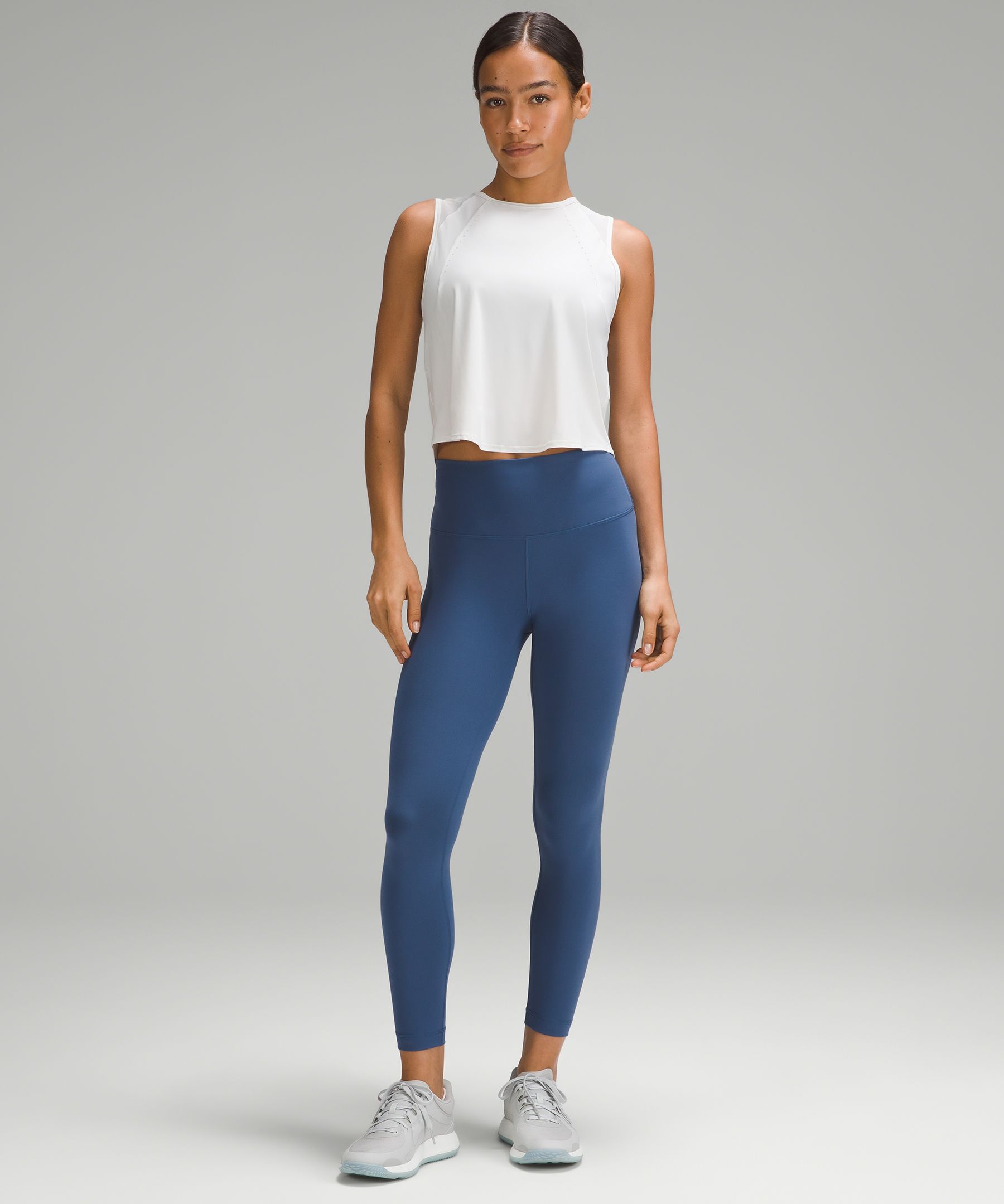 LULULEMON WUNDER TRAIN High-Rise Tight 25 Lulu8 uk12 water drop Blue  Leggings £49.95 - PicClick UK